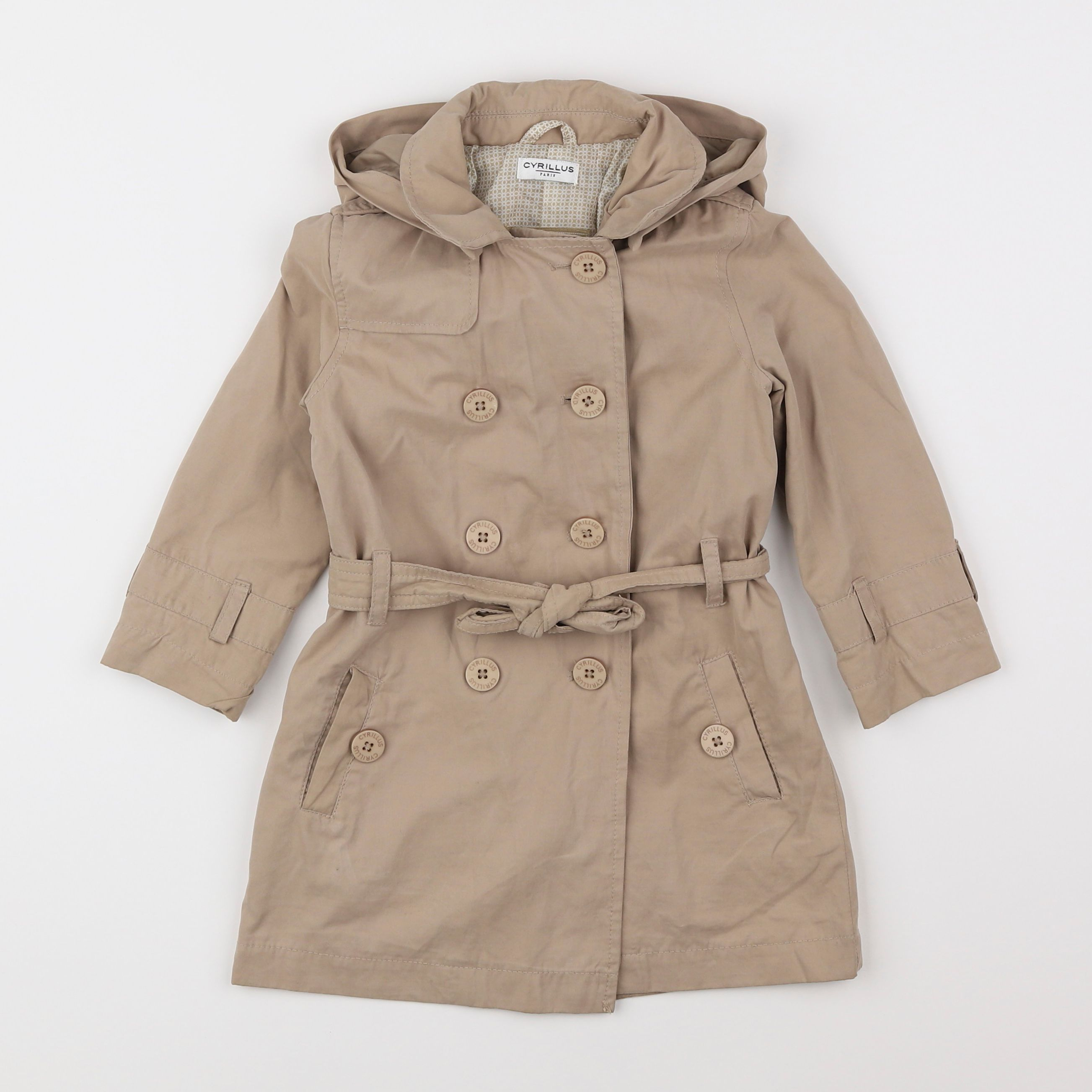 Cyrillus - trench marron - 4 ans