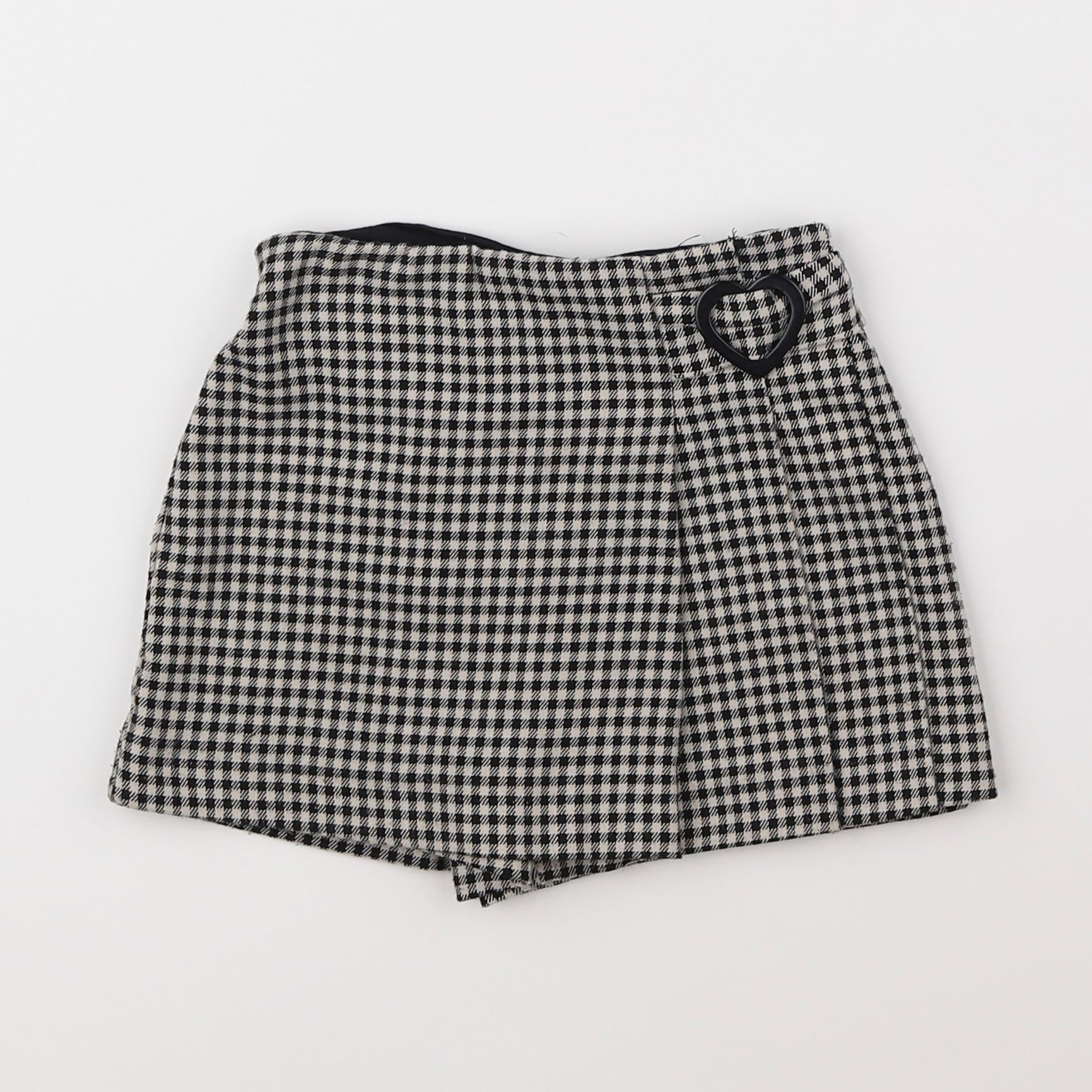 Zara - jupe short gris - 3/4 ans