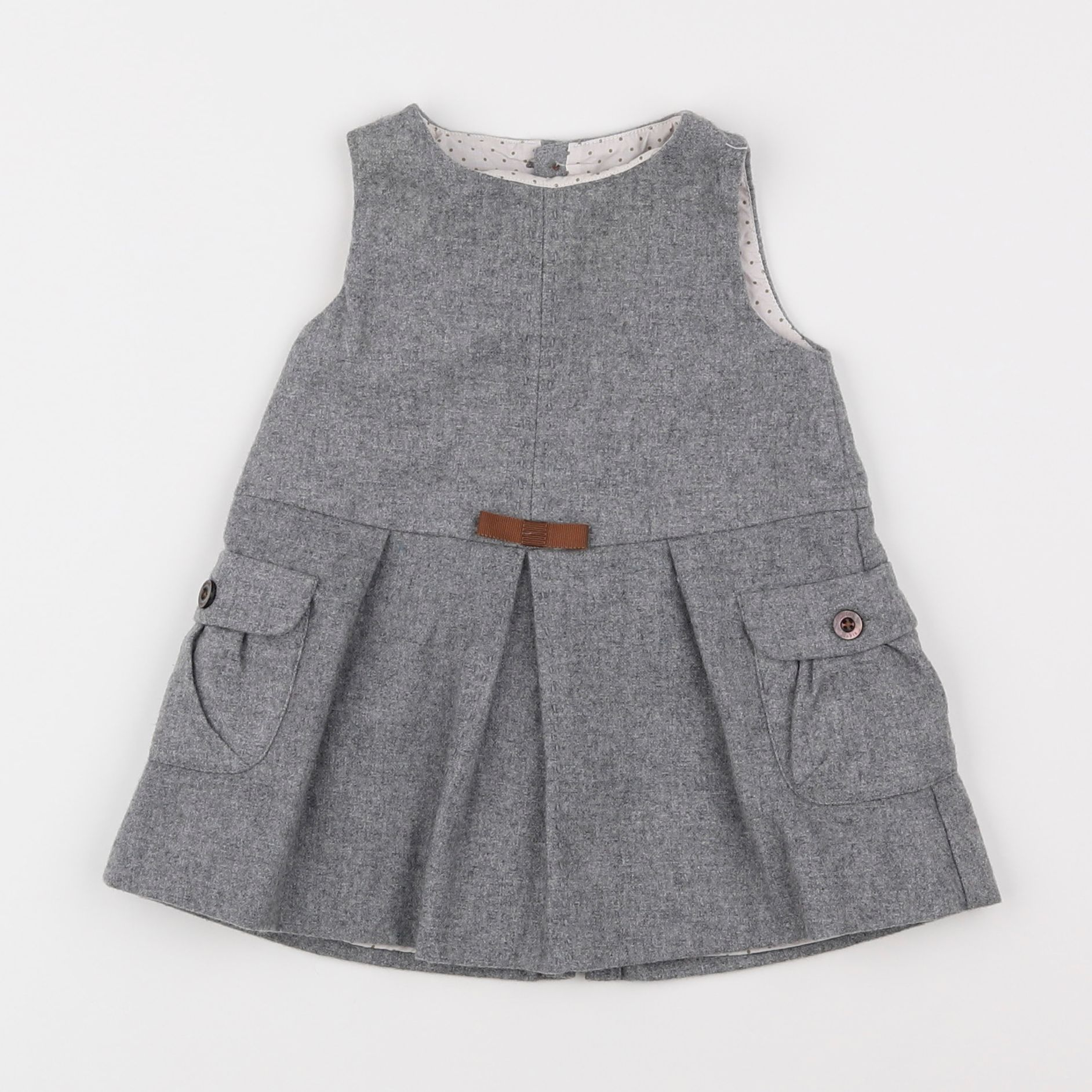 Jacadi - robe gris - 6 mois