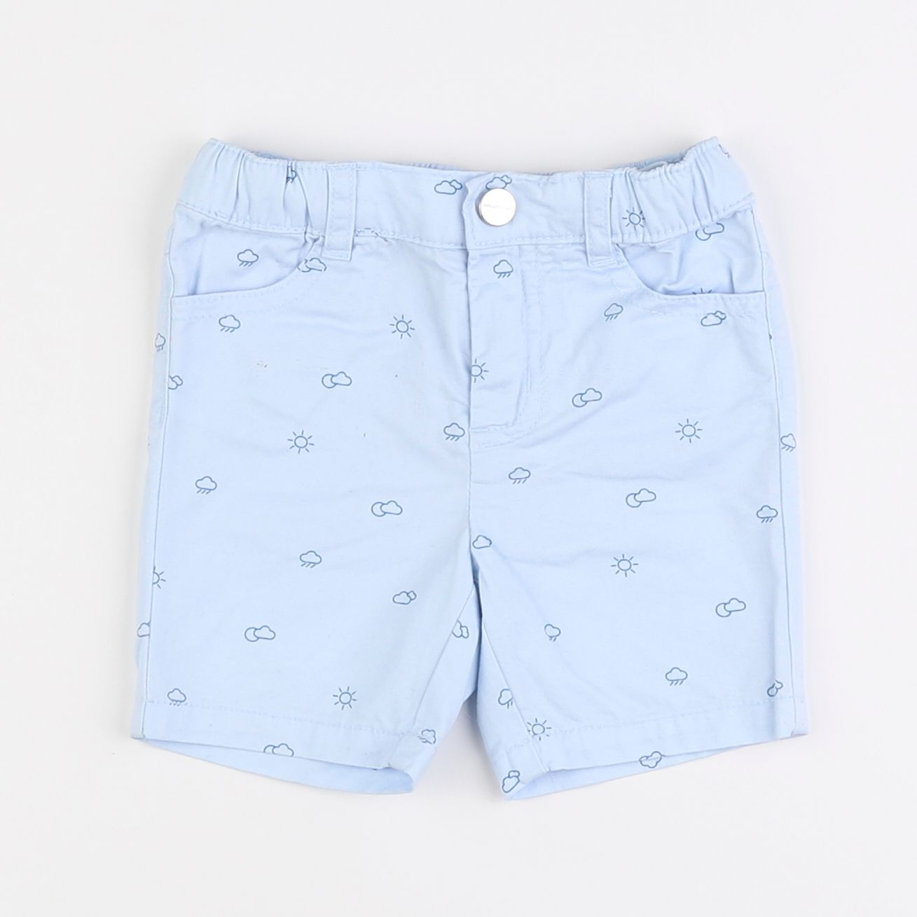 Jacadi - short bleu - 1/3 mois