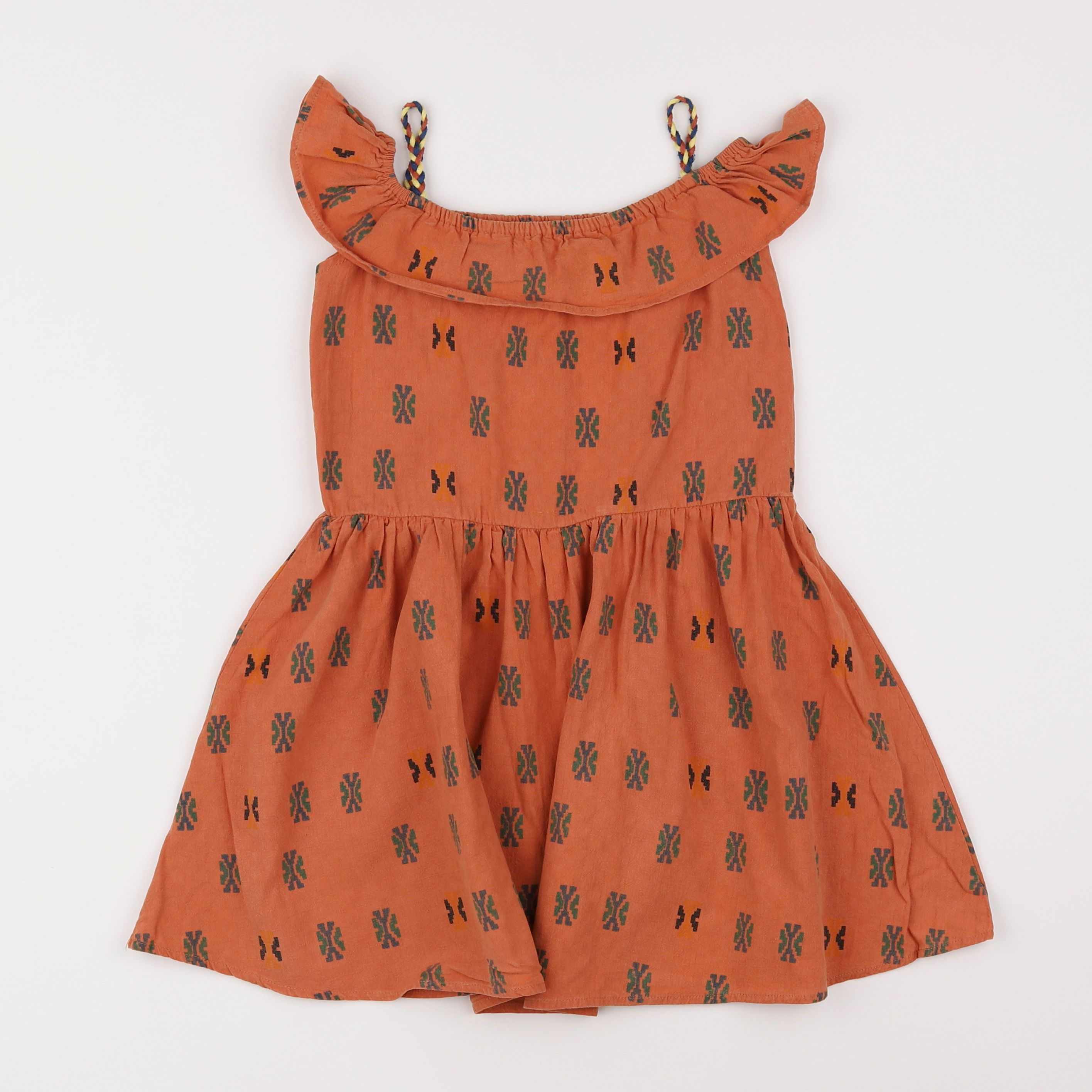 Wander & Wonder - robe rouge - 3/4 ans