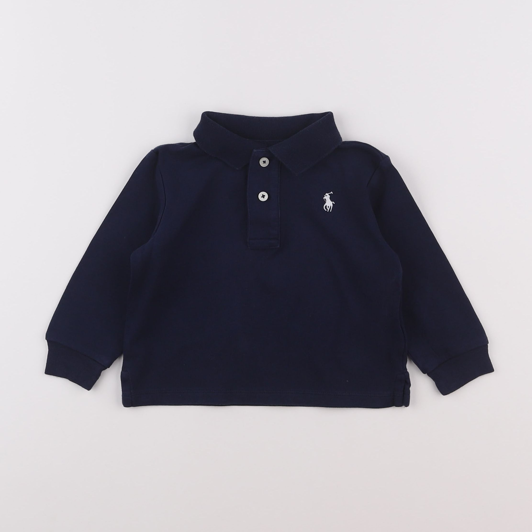 Ralph Lauren - polo bleu - 18 mois