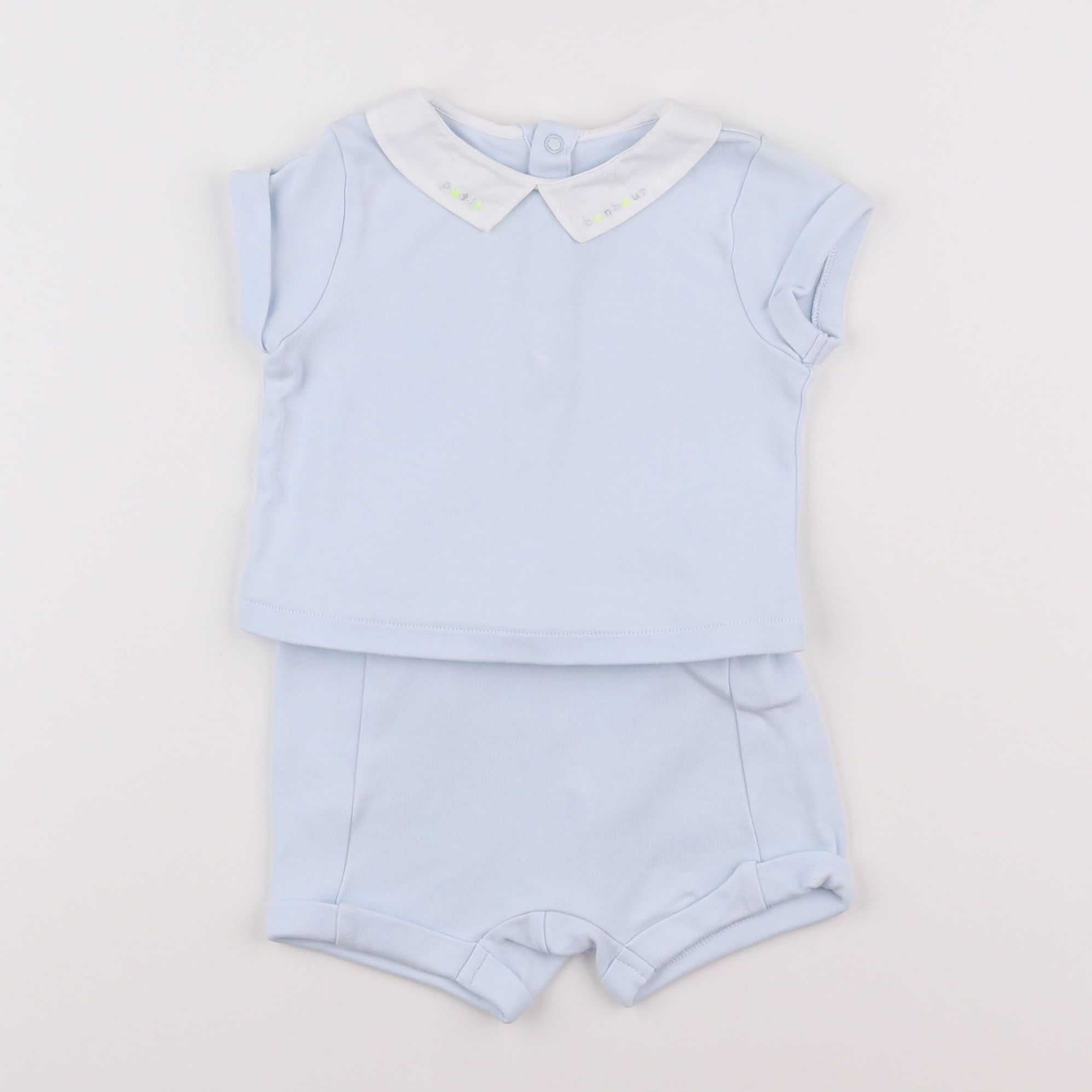 Jacadi - ensemble bleu - 6 mois