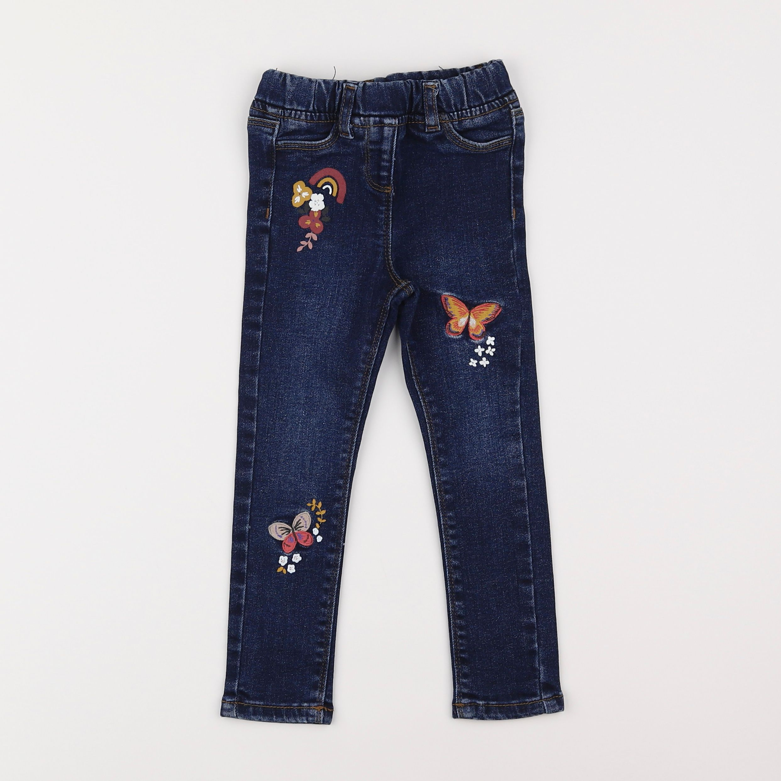 Vertbaudet - jegging bleu - 3 ans