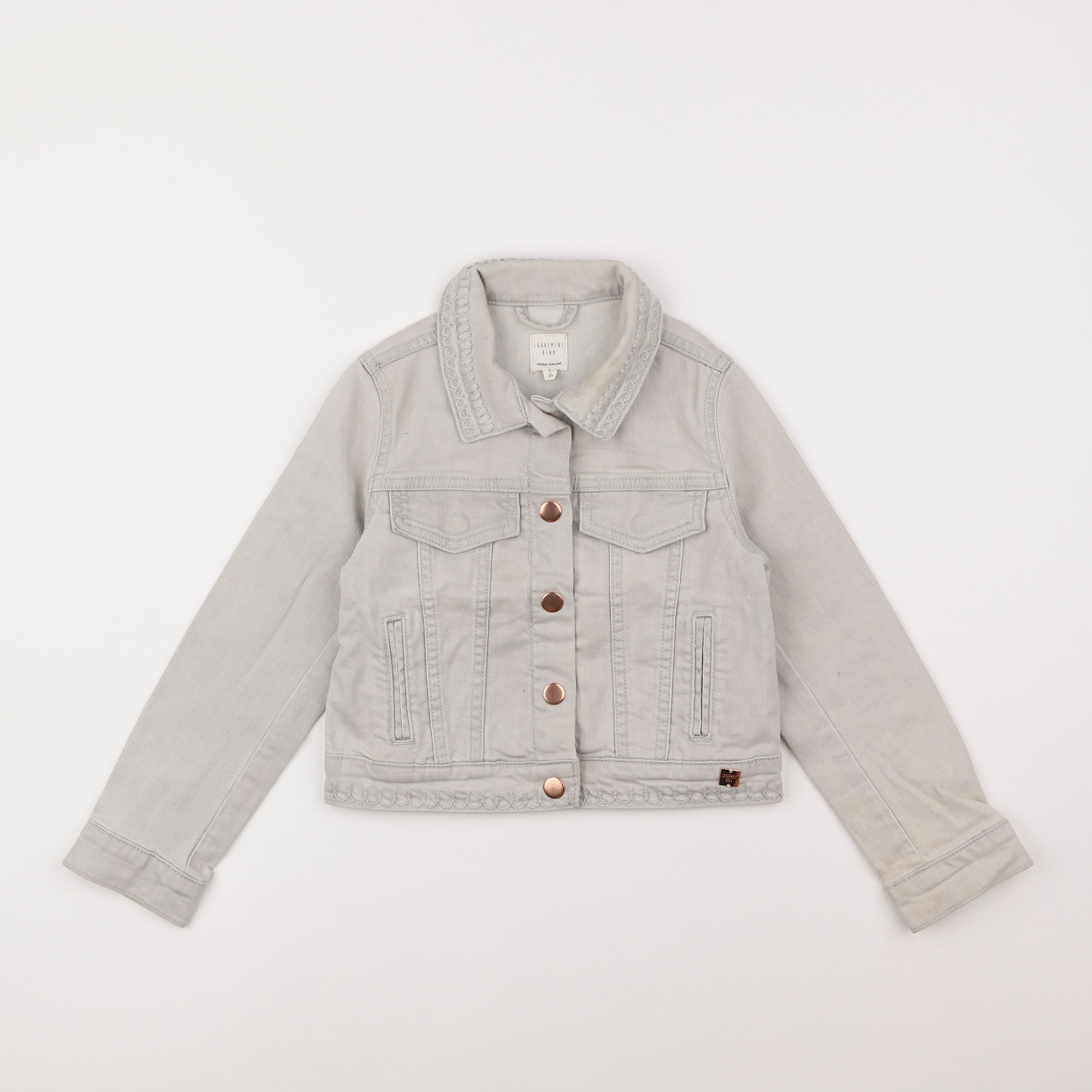 Carrément Beau - veste gris - 8 ans