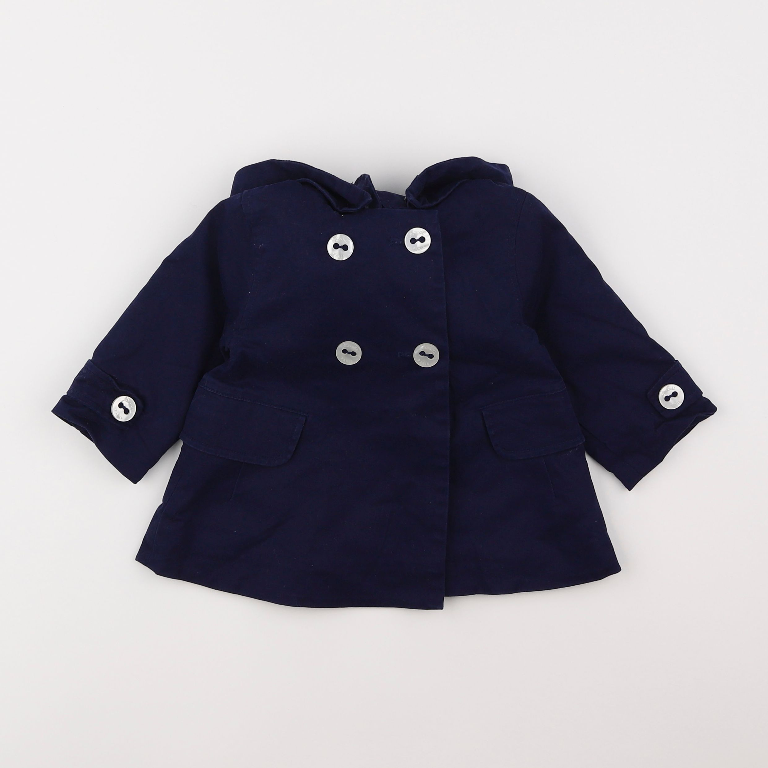 Jacadi - trench bleu - 12 mois