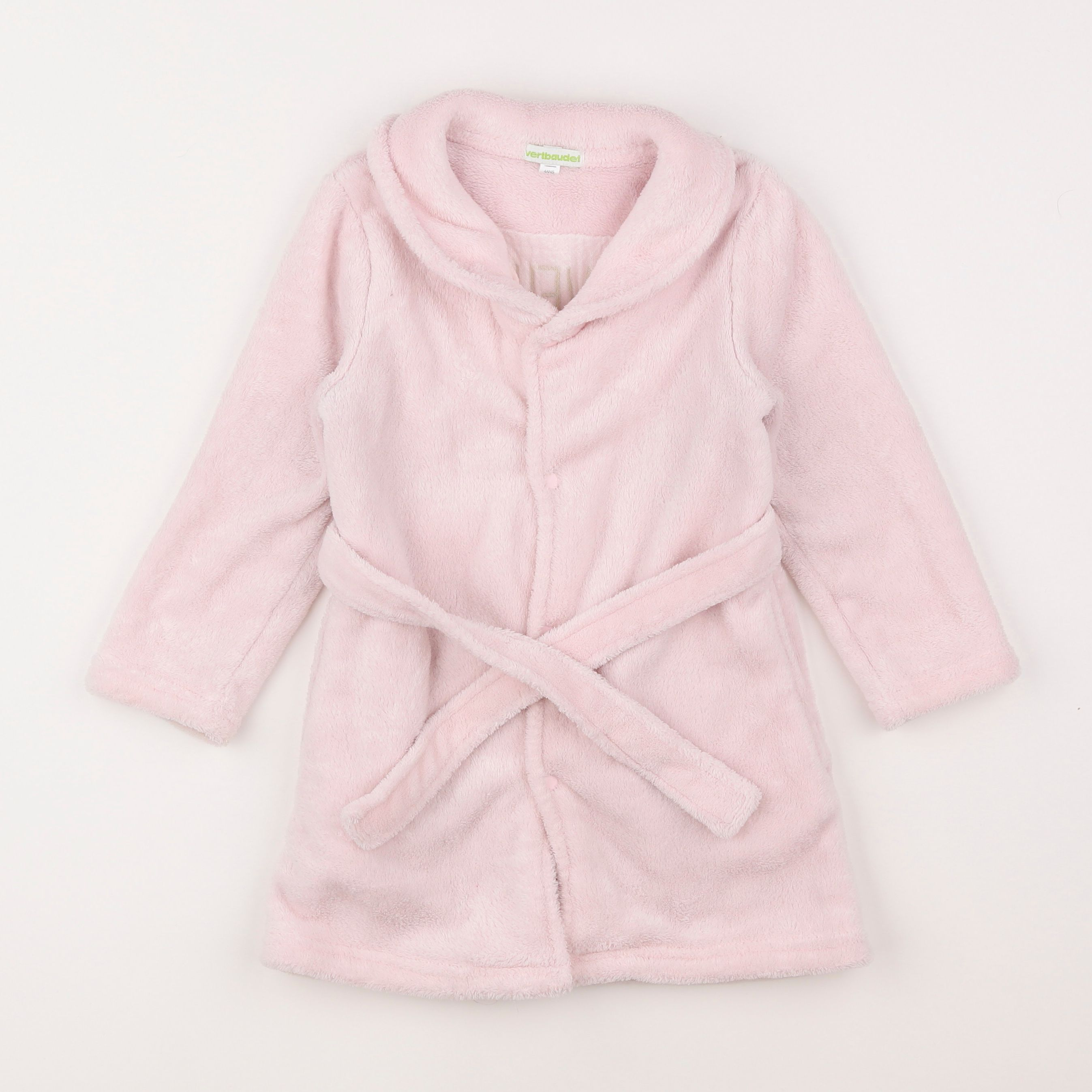 Vertbaudet - robe de chambre rose - 4 ans