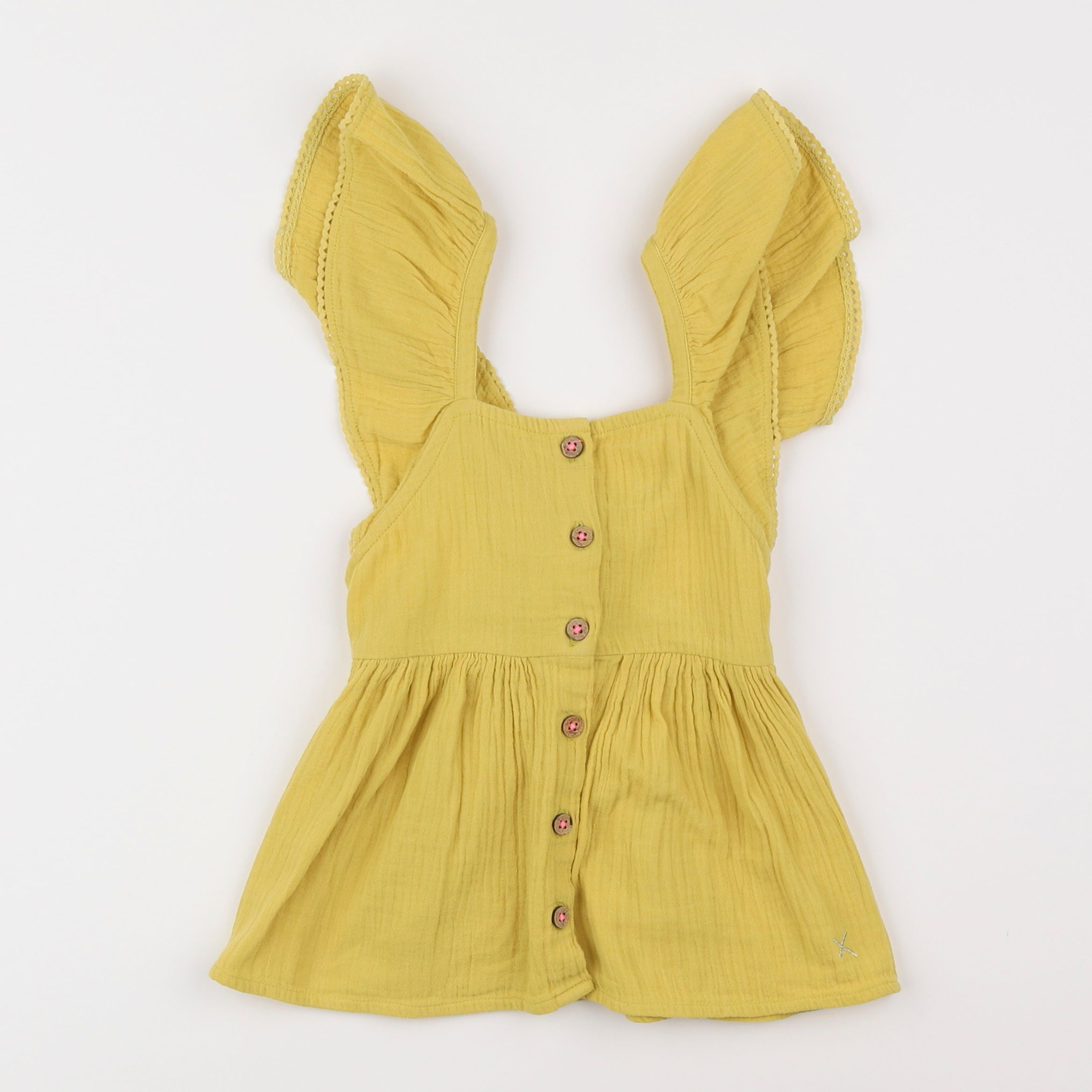 Louise Misha - blouse jaune - 4 ans