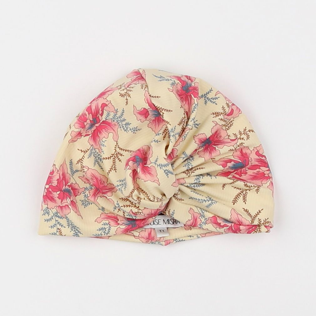 Louise Misha - bonnet beige, rose - 18 mois à 2 ans