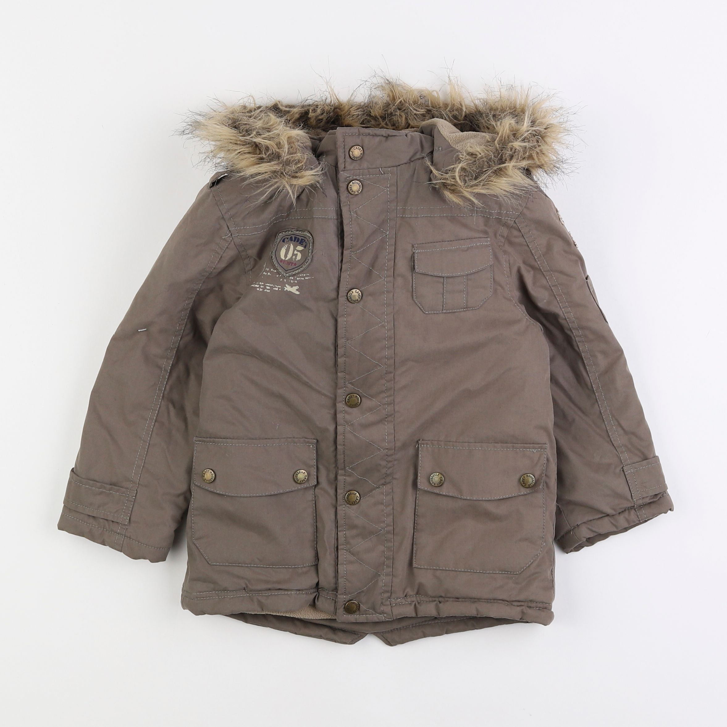 Cadet Rousselle - parka marron - 4 ans