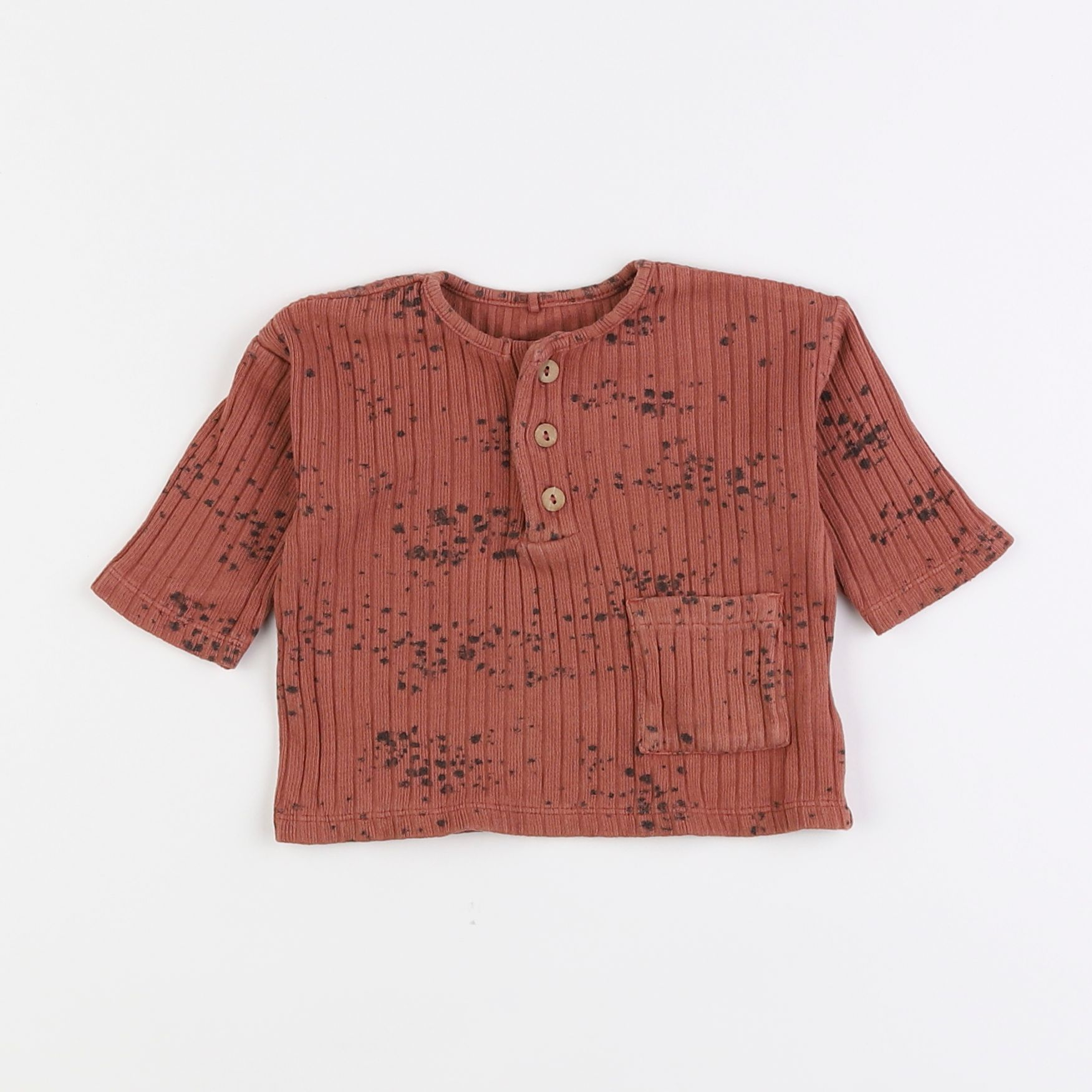 Play Up - tee-shirt marron - 3 mois