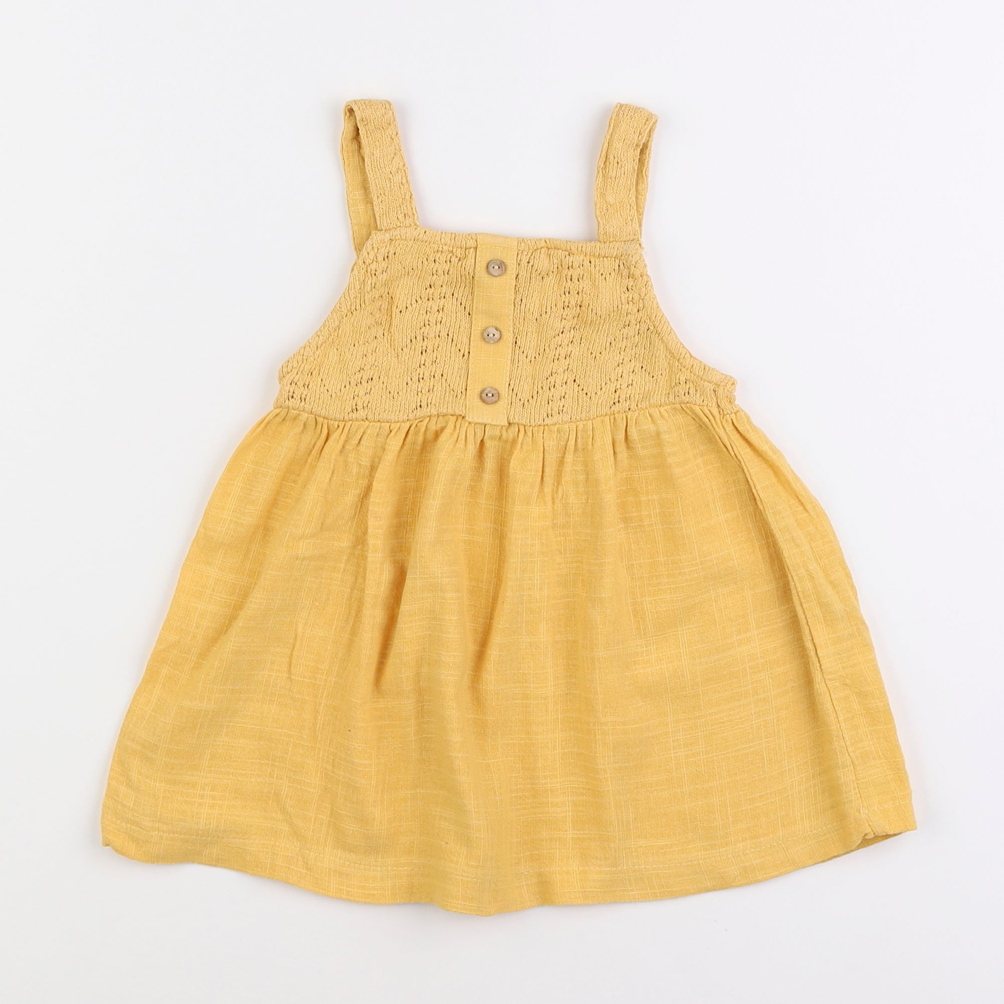 Zara - robe jaune - 3/4 ans