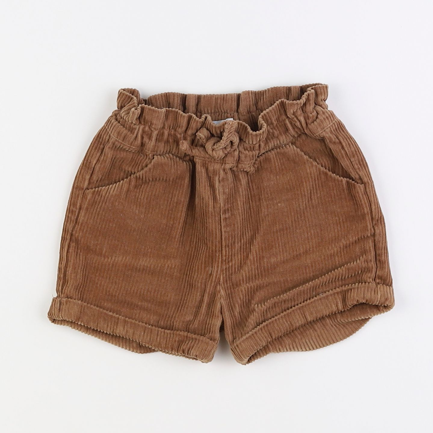 Vertbaudet - short marron - 12 mois