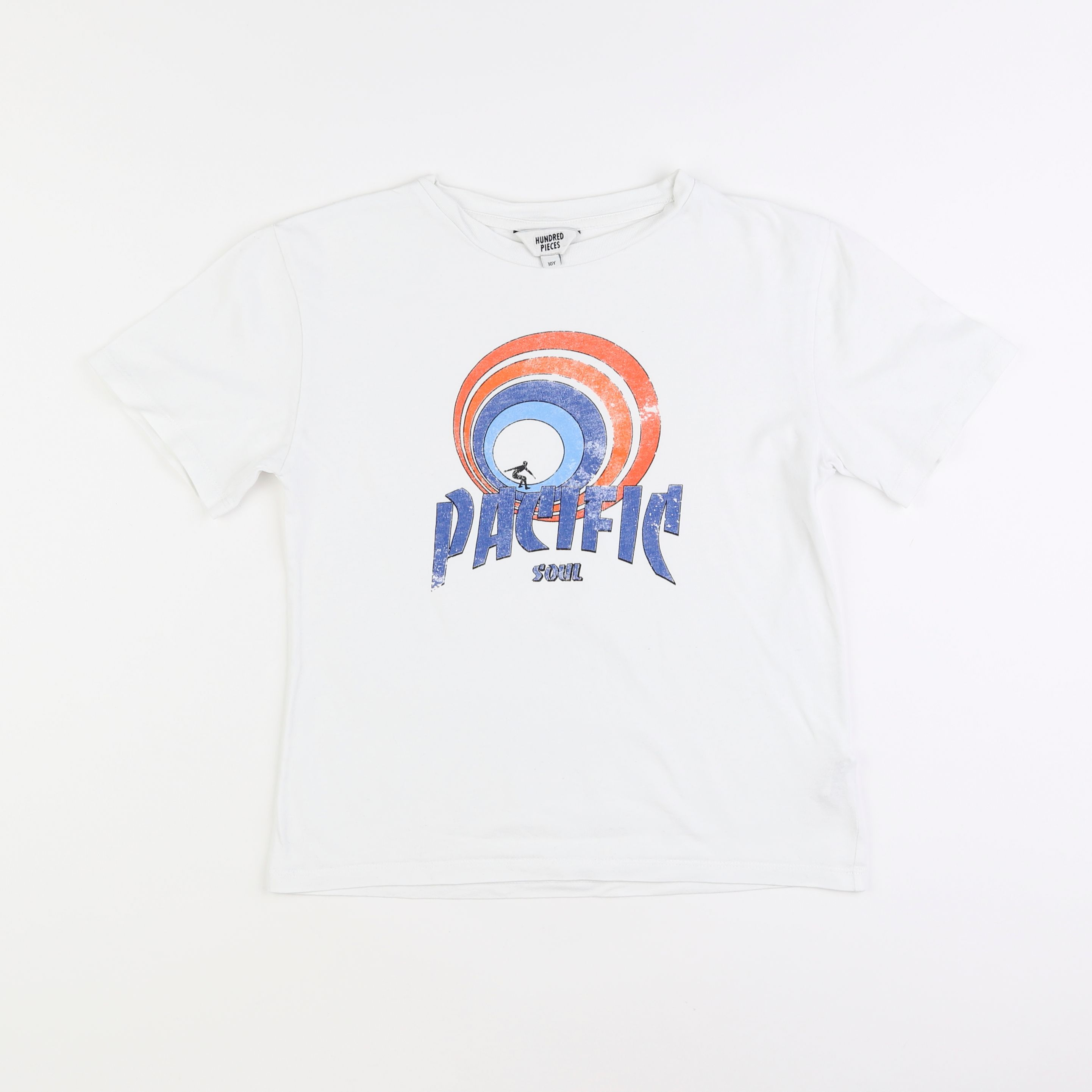 Hundred Pieces - tee-shirt blanc - 10 ans