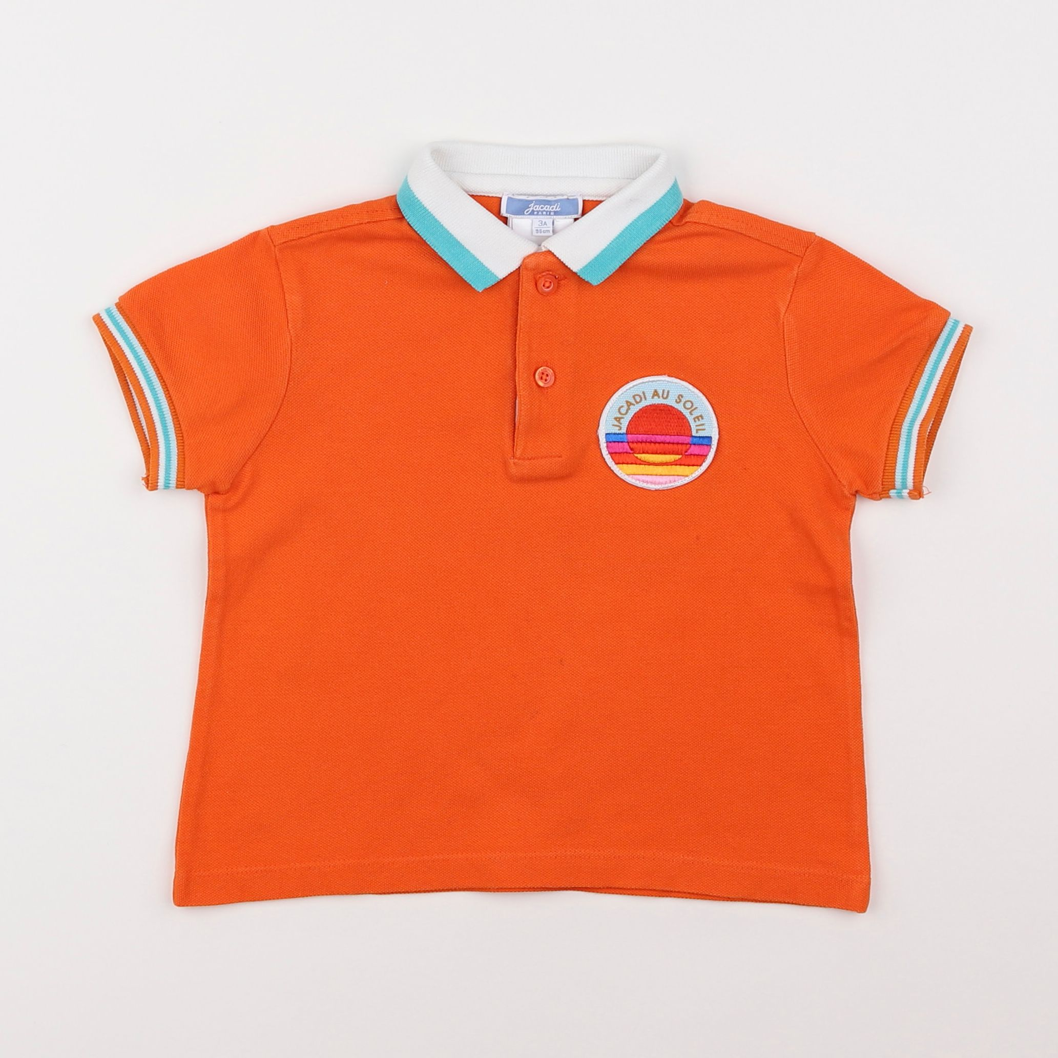 Jacadi - polo orange - 3 ans