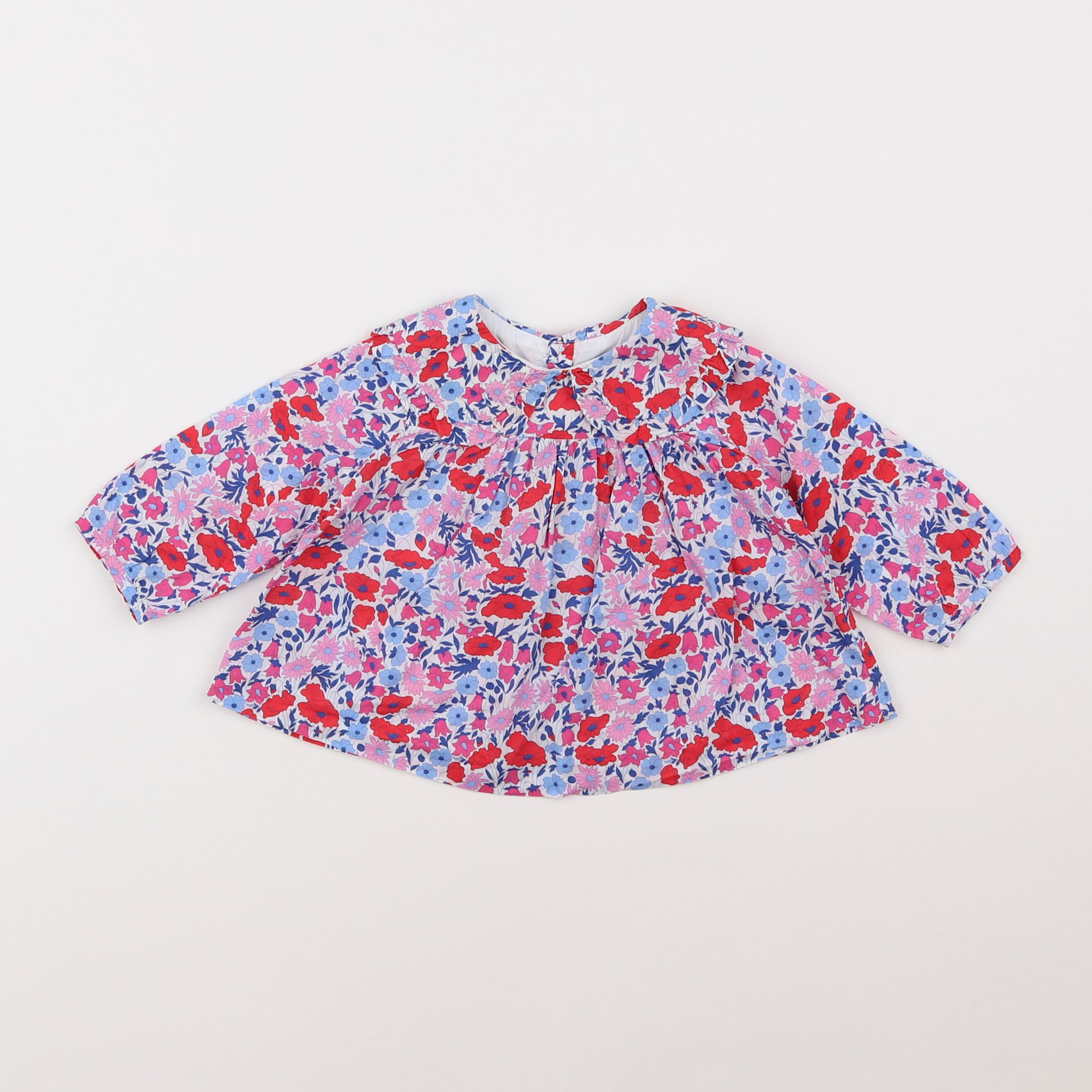 Jacadi - blouse liberty multicolore - 6 mois