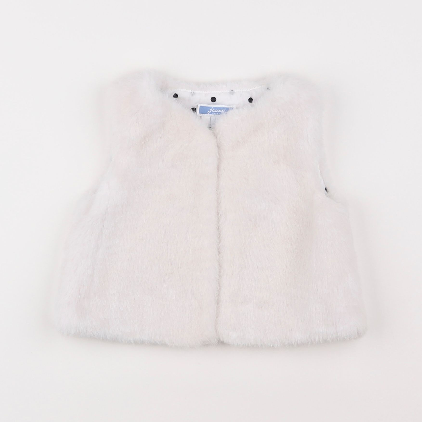 Jacadi - gilet blanc - 12 mois