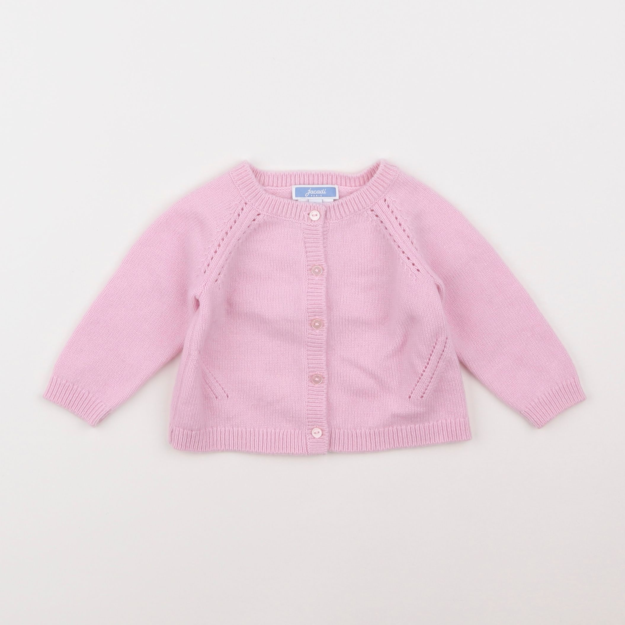 Jacadi - gilet rose - 6 mois