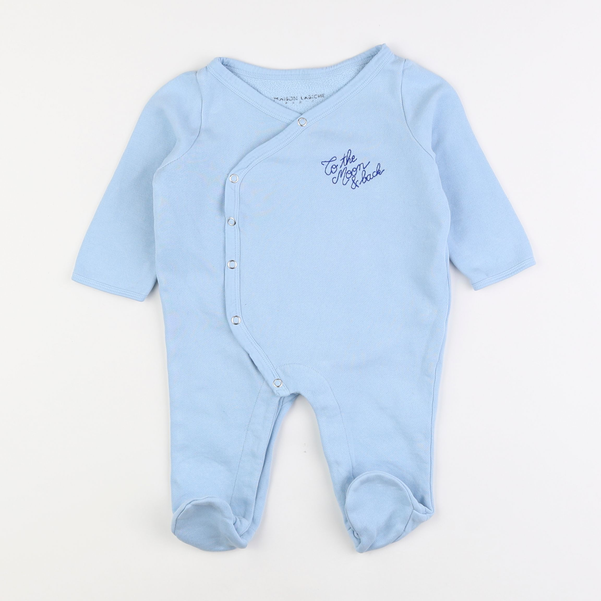 Maison Labiche - pyjama coton bleu - 12/18 mois