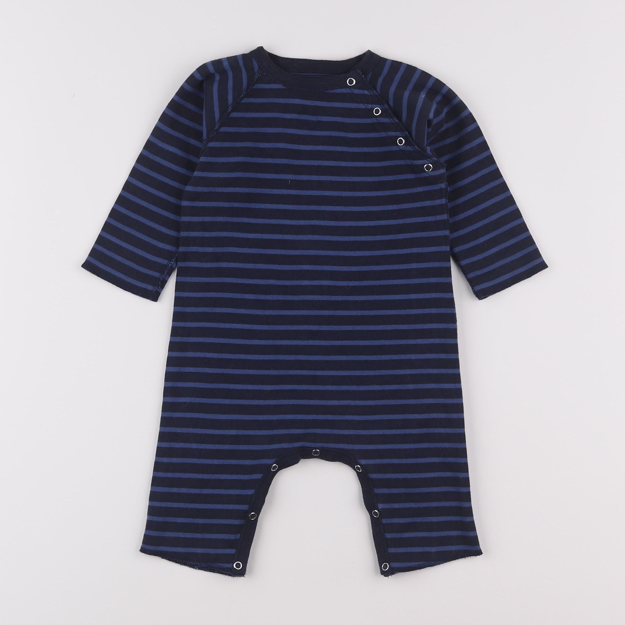 Petit Bateau - combinaison bleu - 3 mois