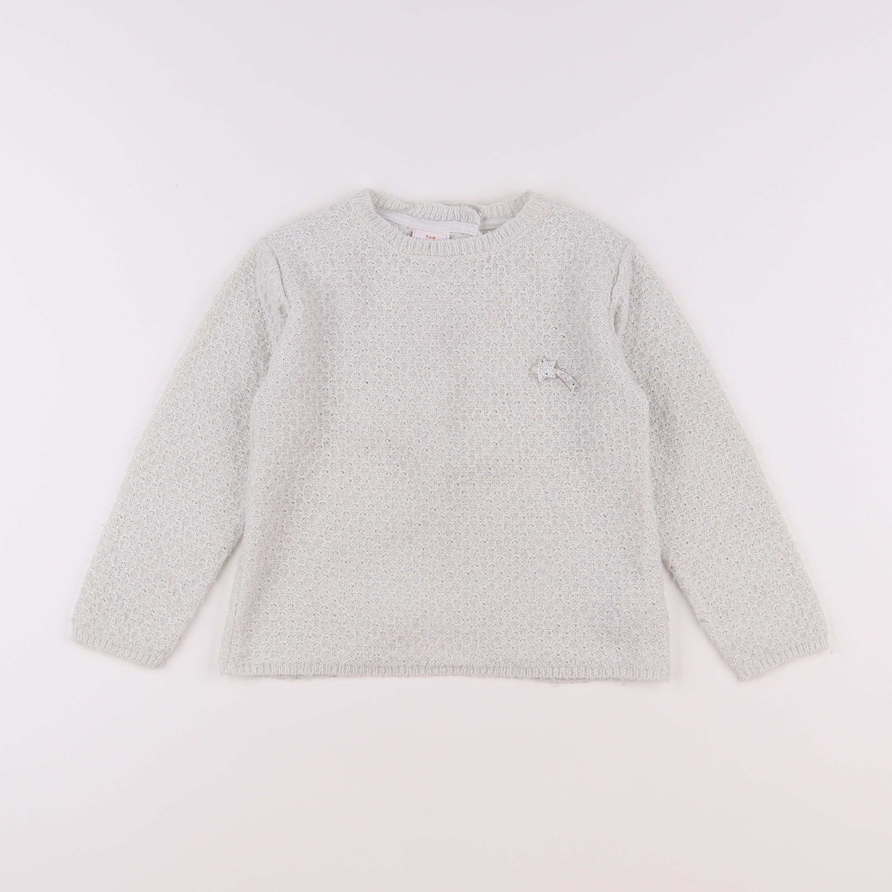 Tape à l'oeil - pull argent - 5 ans