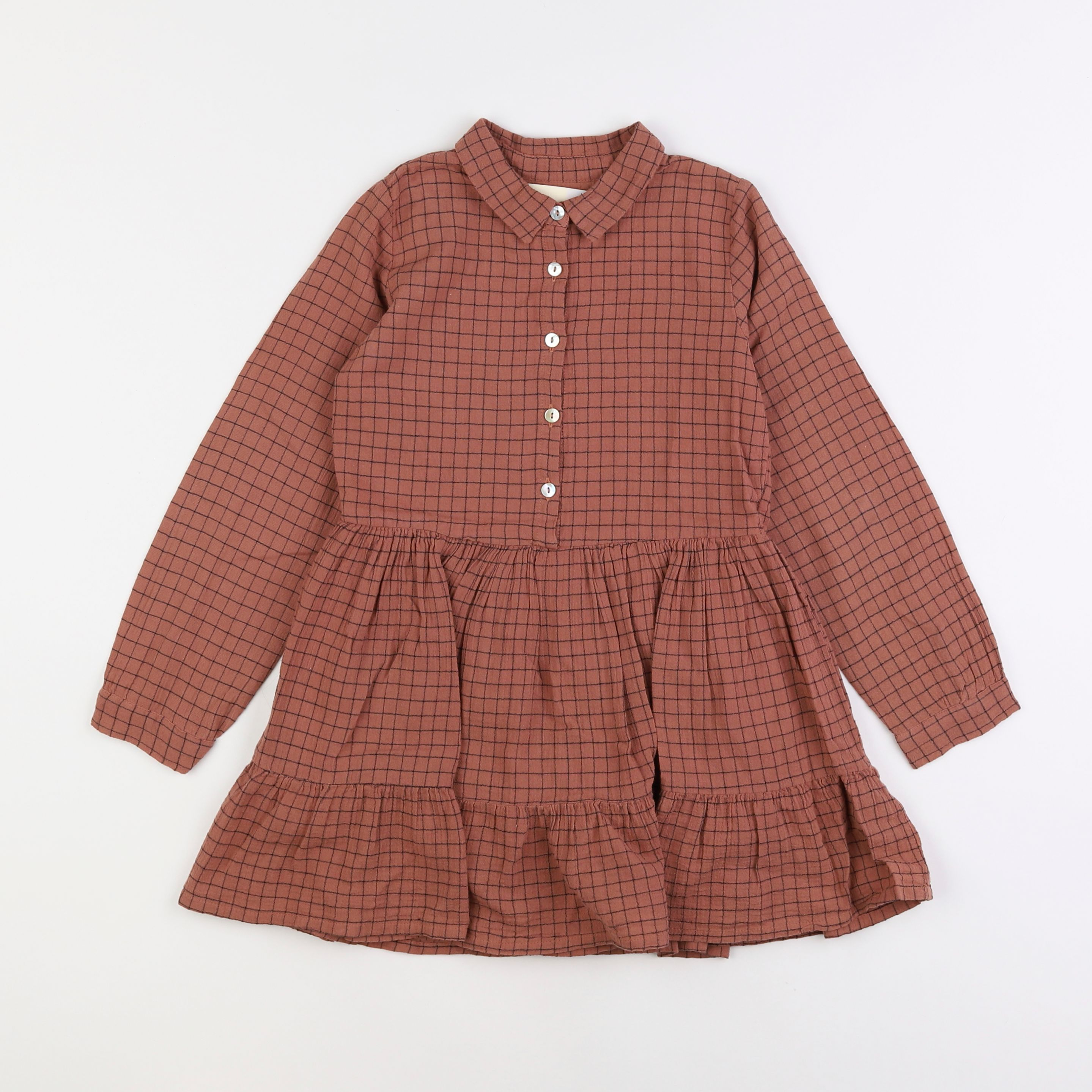 Emile et Ida - robe marron - 4 ans