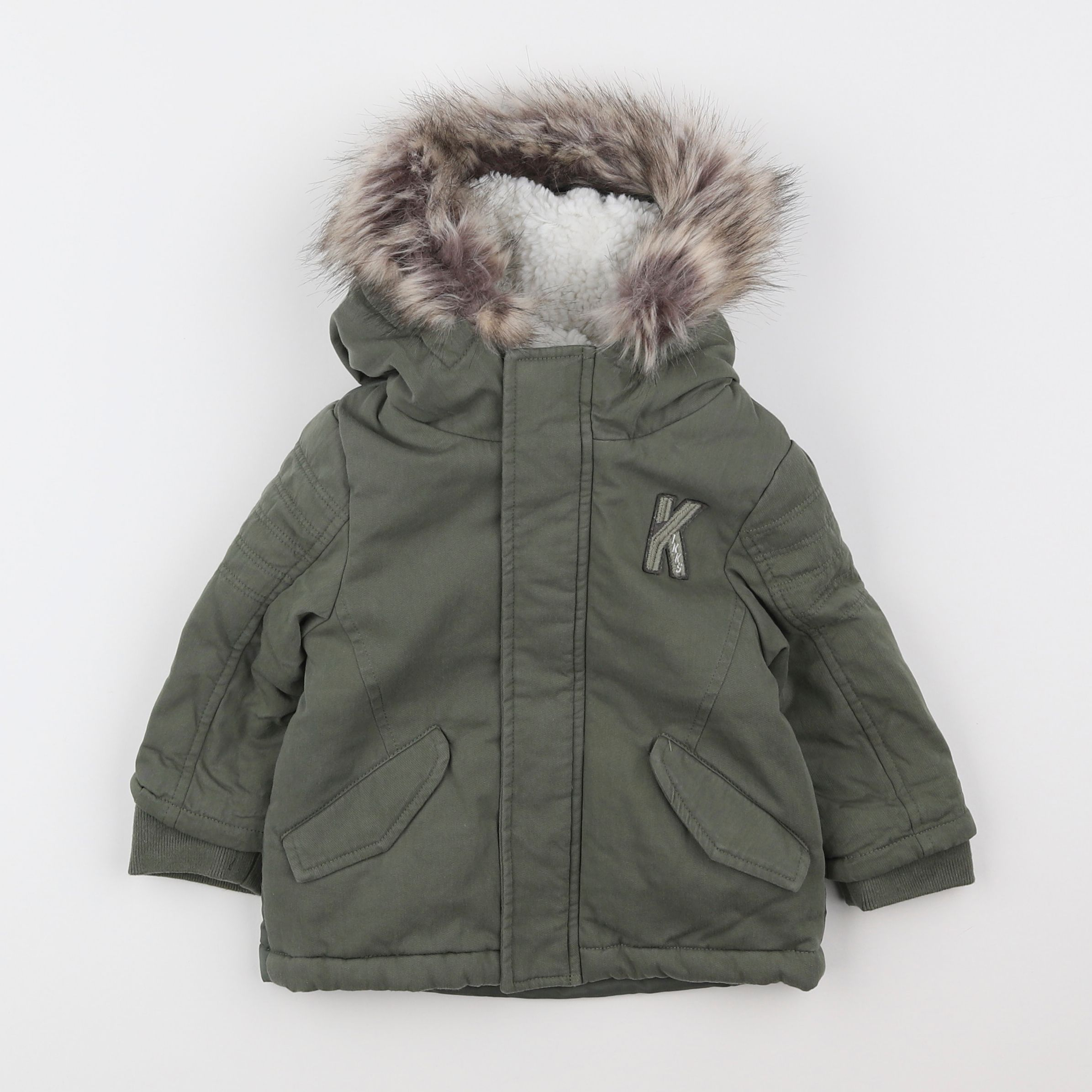 IKKS - parka vert - 12 mois