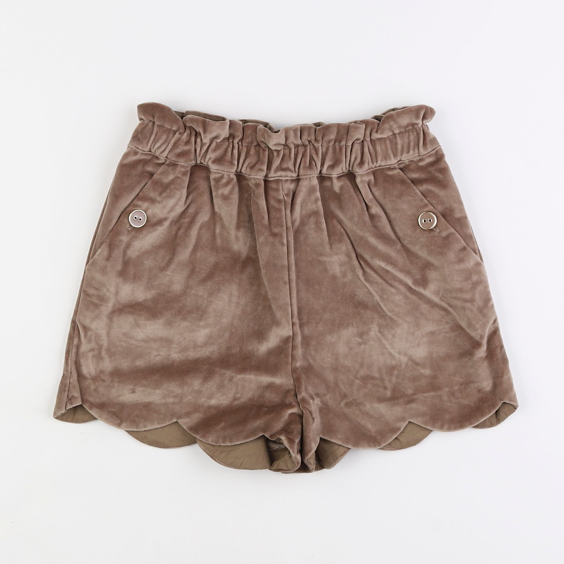 Vertbaudet - short marron - 9 ans