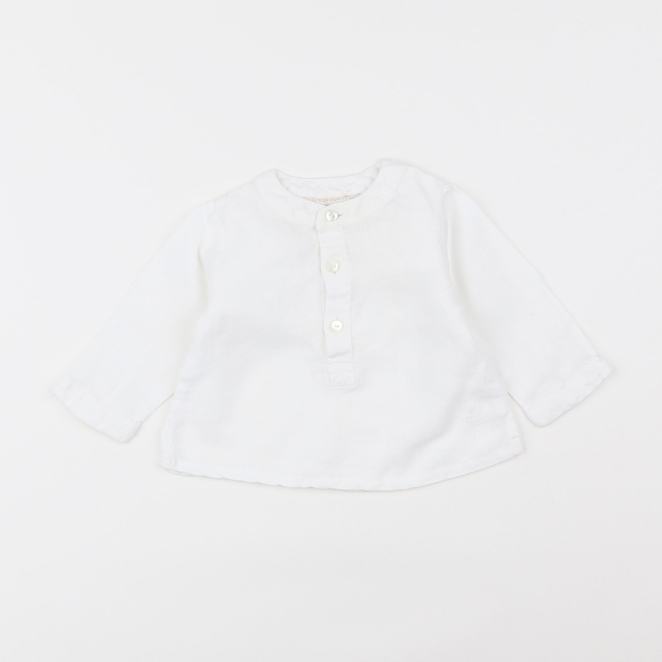 Jacadi - chemise blanc - 6 mois