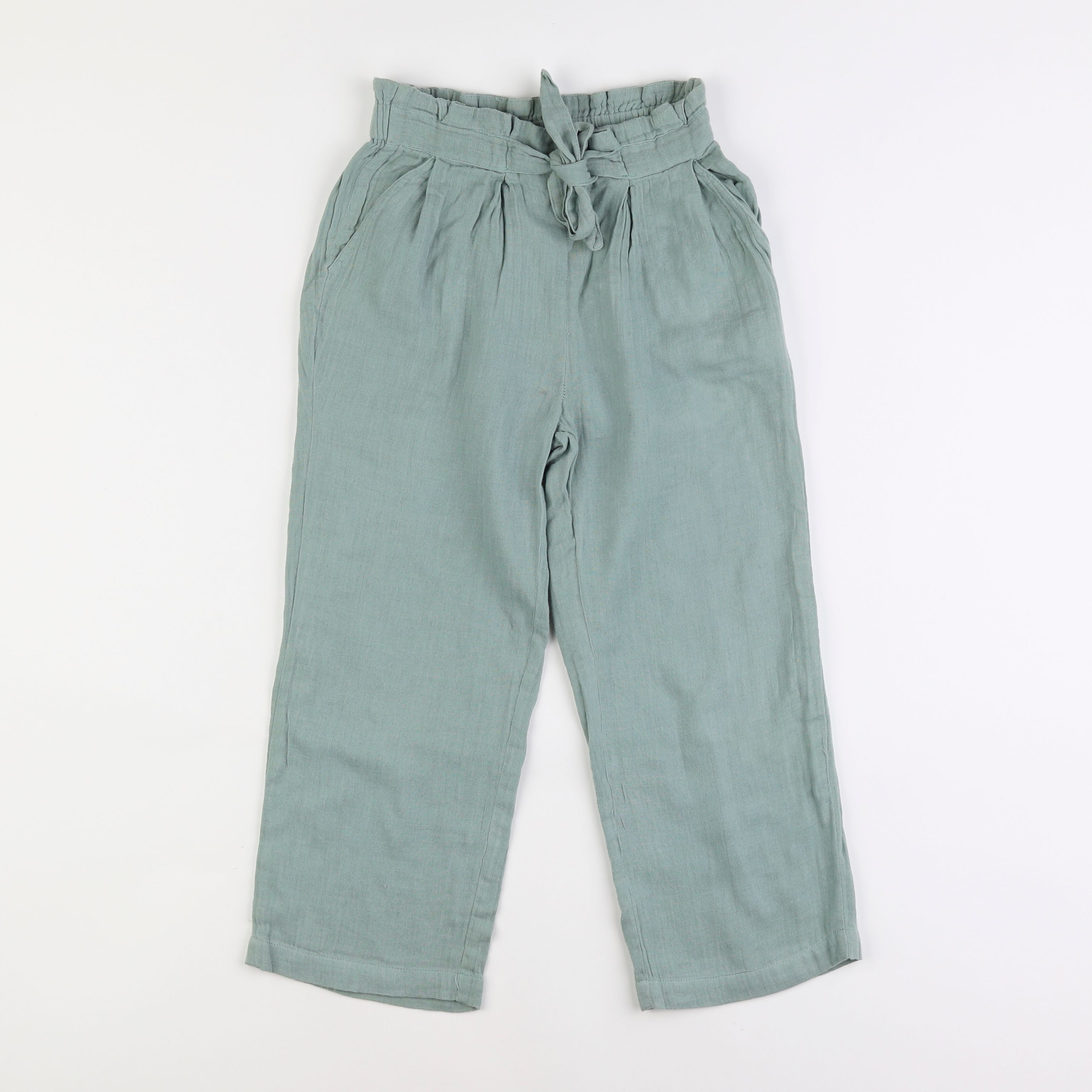 Cyrillus - pantalon vert - 8 ans