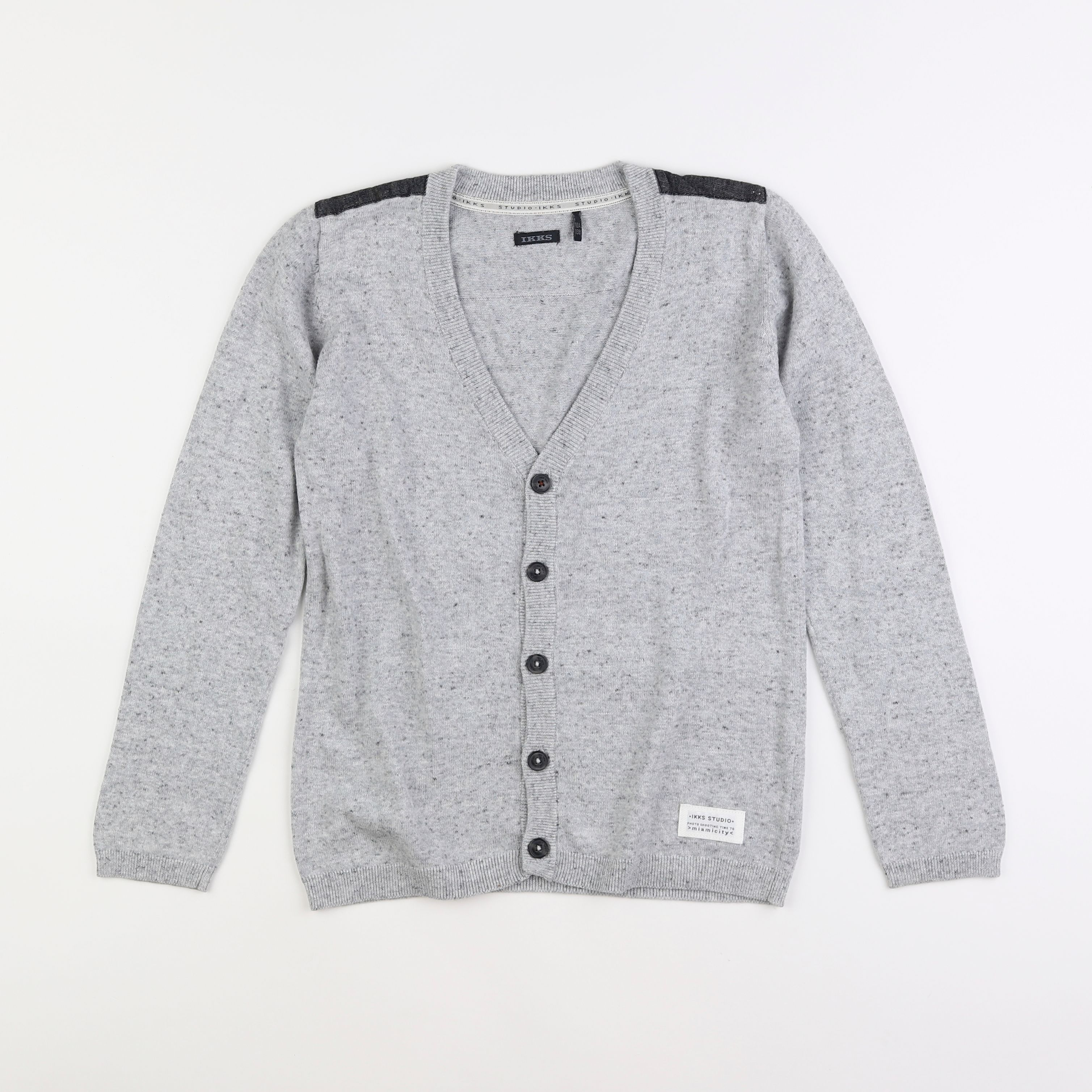 IKKS - gilet gris - 10 ans