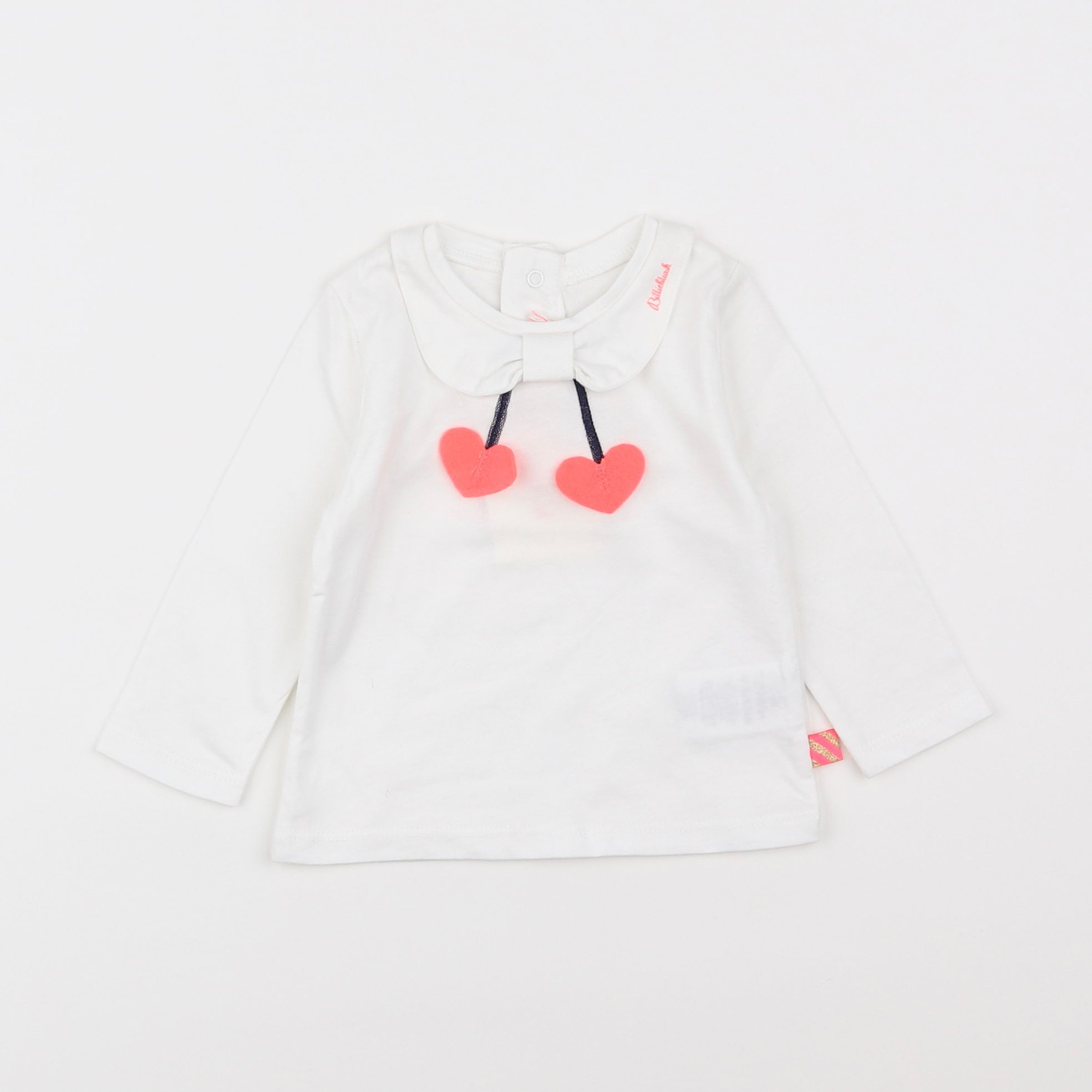 Billie Blush - tee-shirt blanc - 6 mois