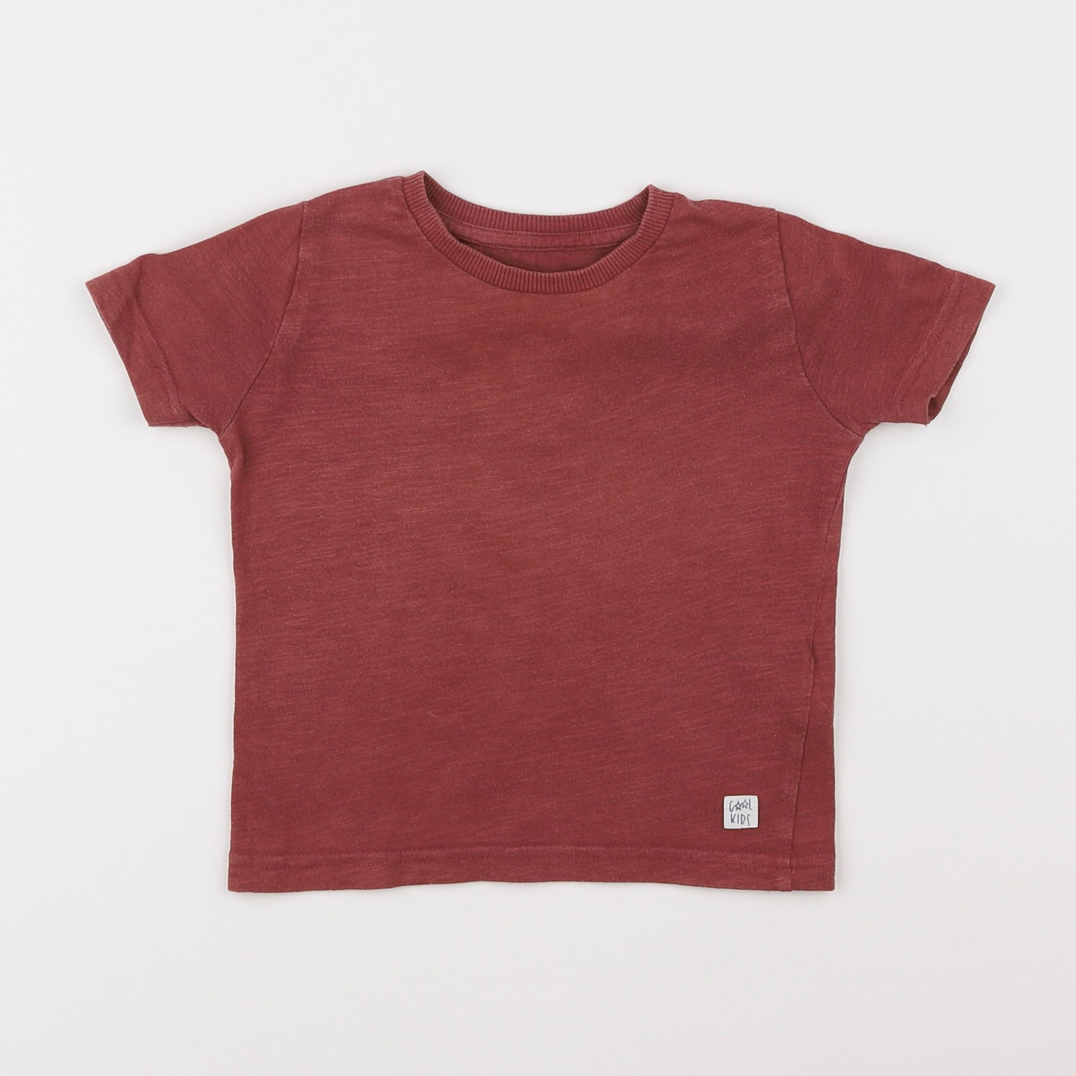 Vertbaudet - tee-shirt rouge - 2 ans