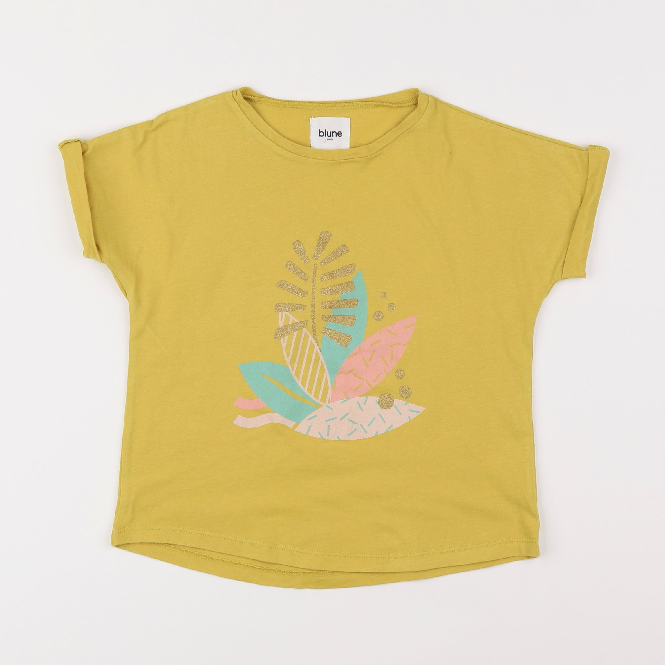 Blune - tee-shirt jaune - 6 ans