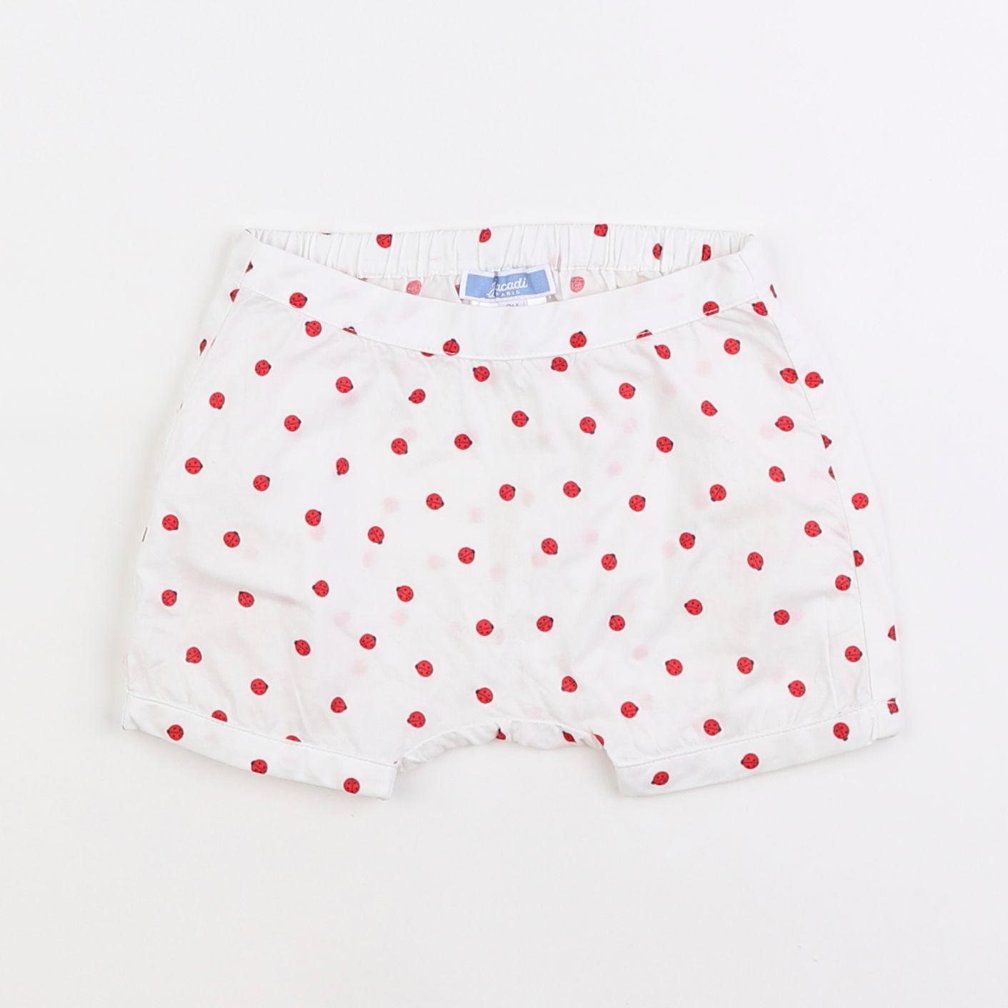 Jacadi - bloomer blanc, rouge - 3 mois