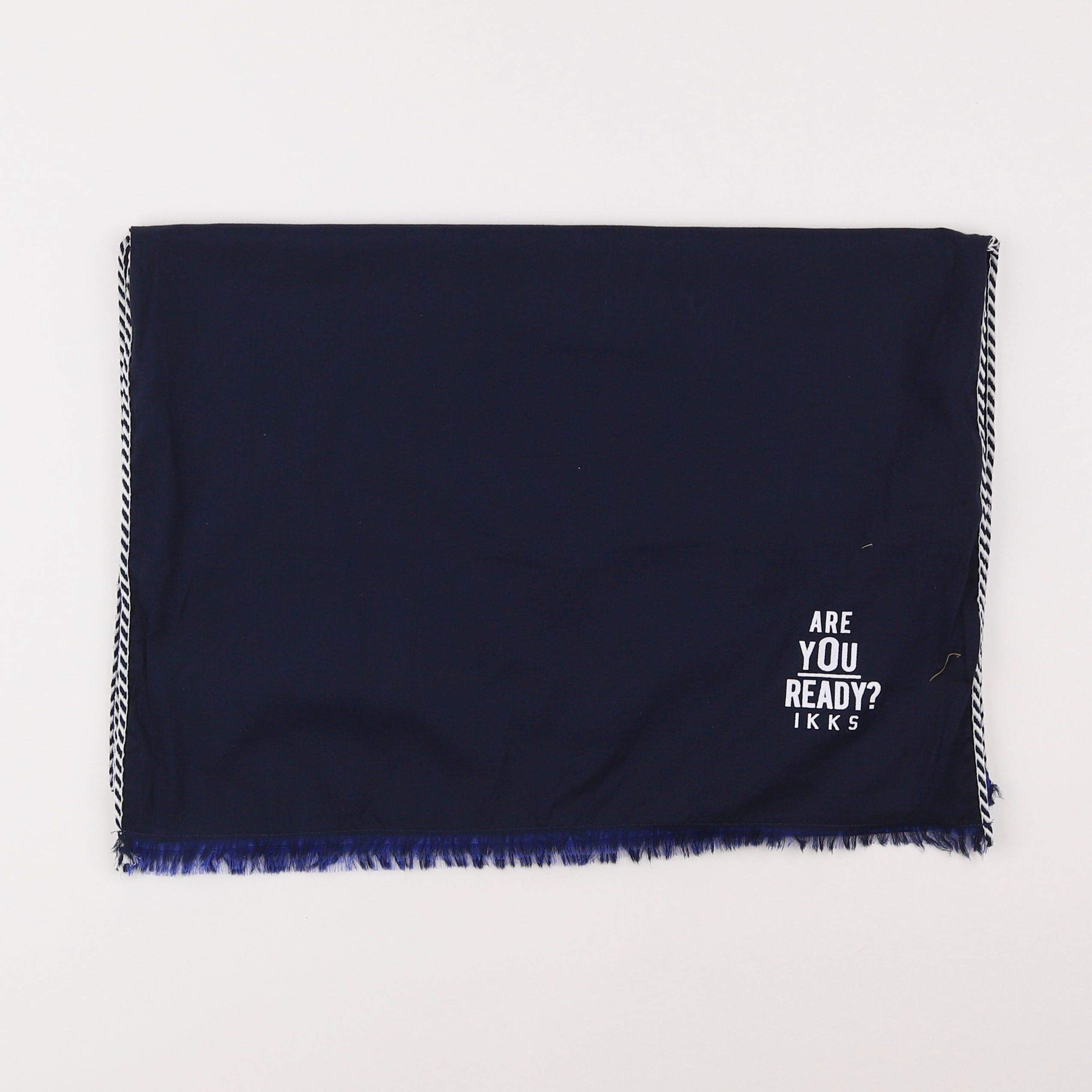 IKKS - foulard bleu - 4/10 ans