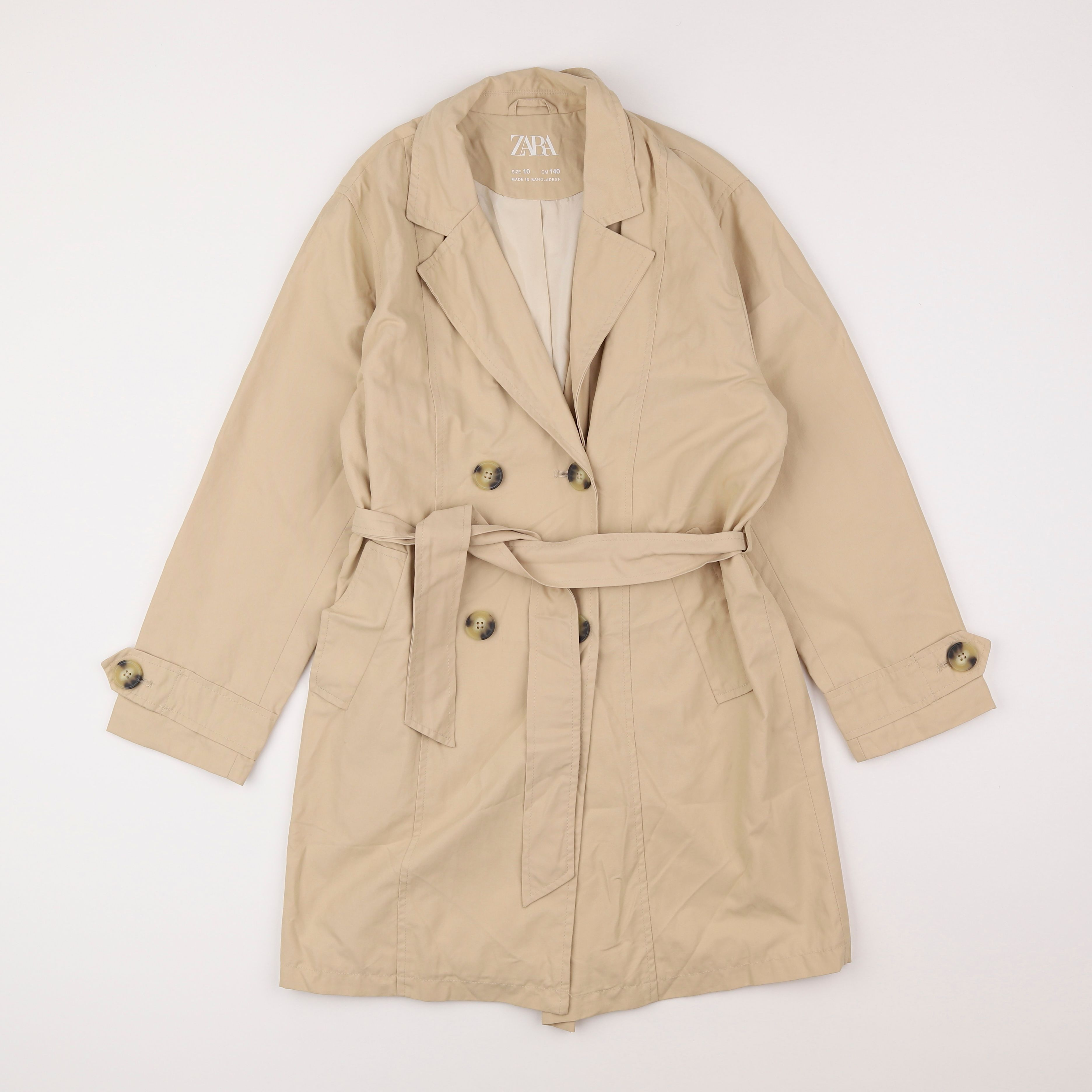 Zara - trench beige - 10 ans