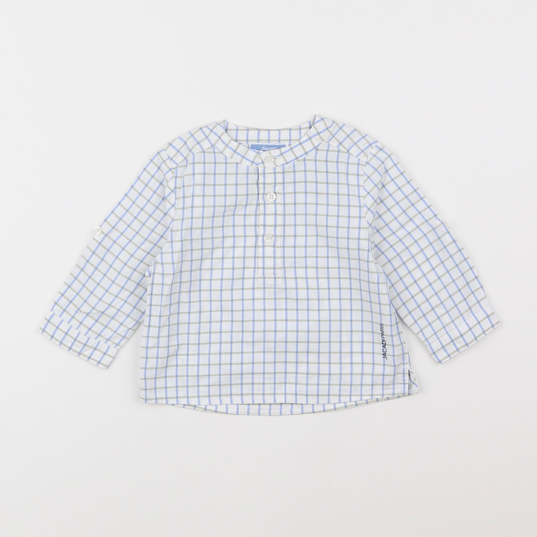 Jacadi - chemise bleu - 6 mois