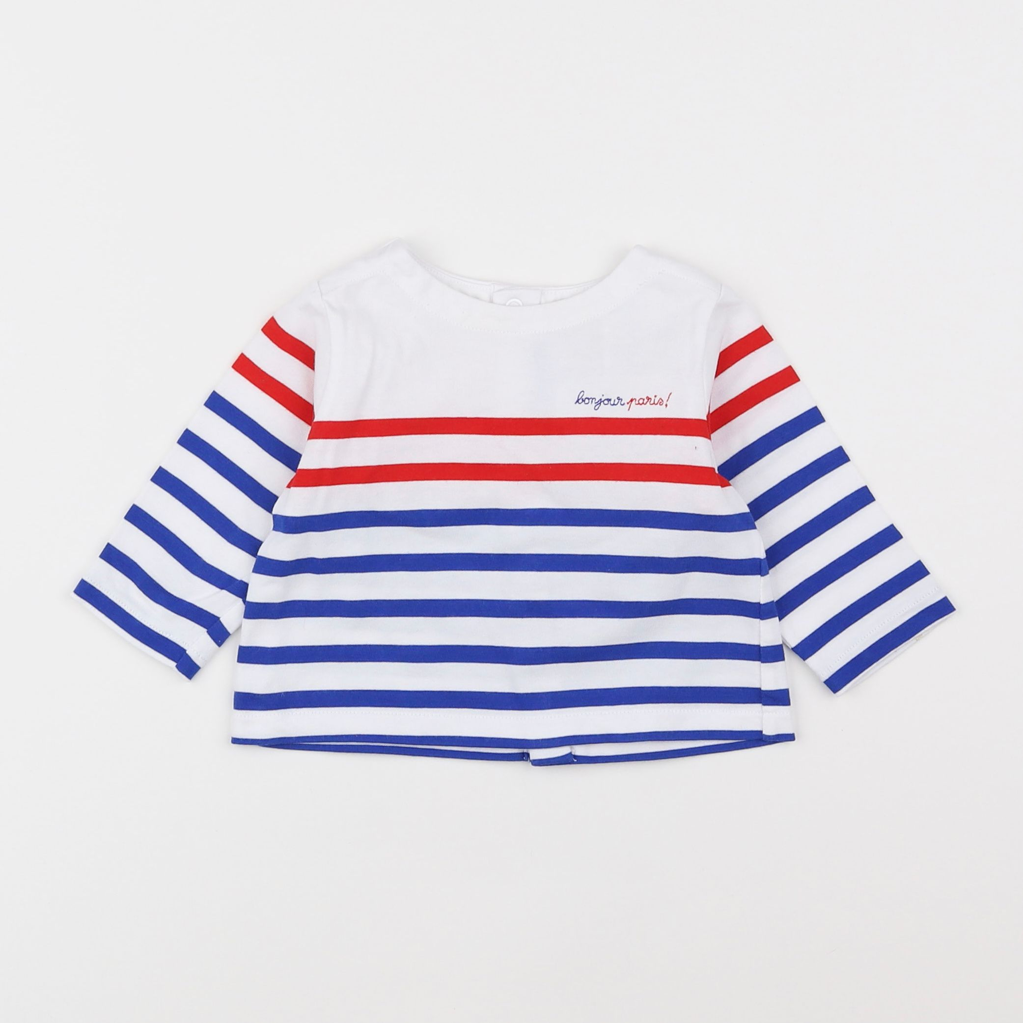 Jacadi - tee-shirt bleu - 6 mois