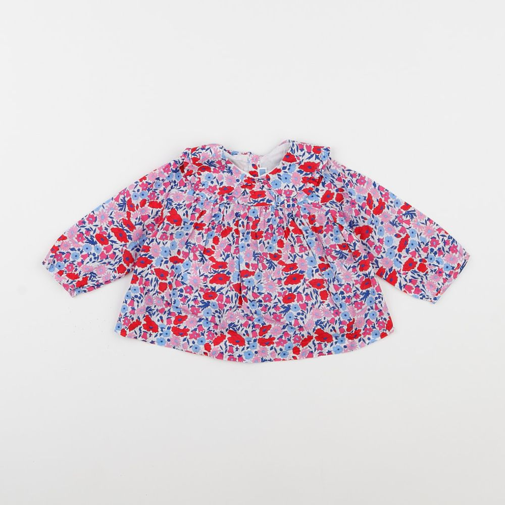 Jacadi - blouse liberty multicolore - 12 mois