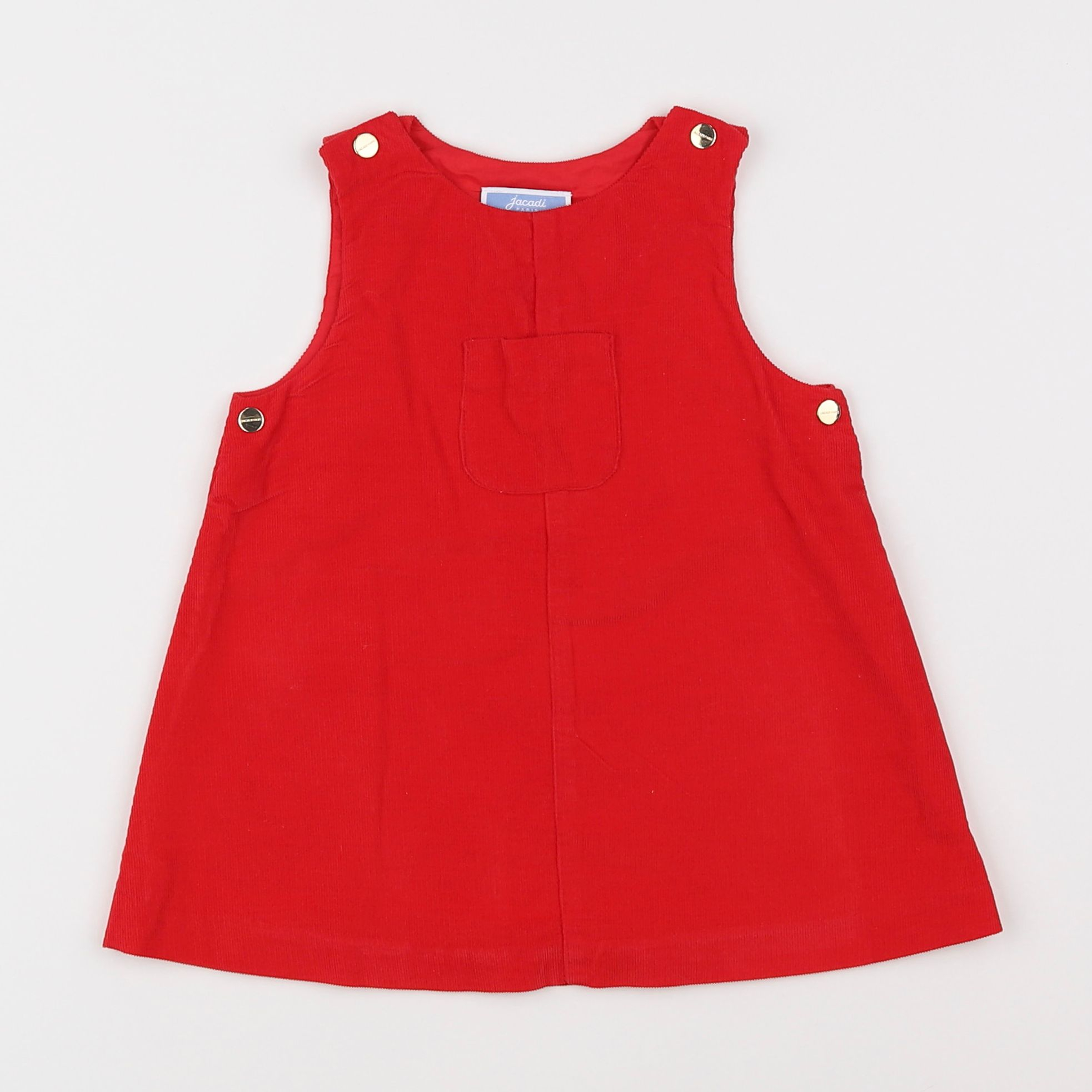 Jacadi - robe rouge - 12 mois