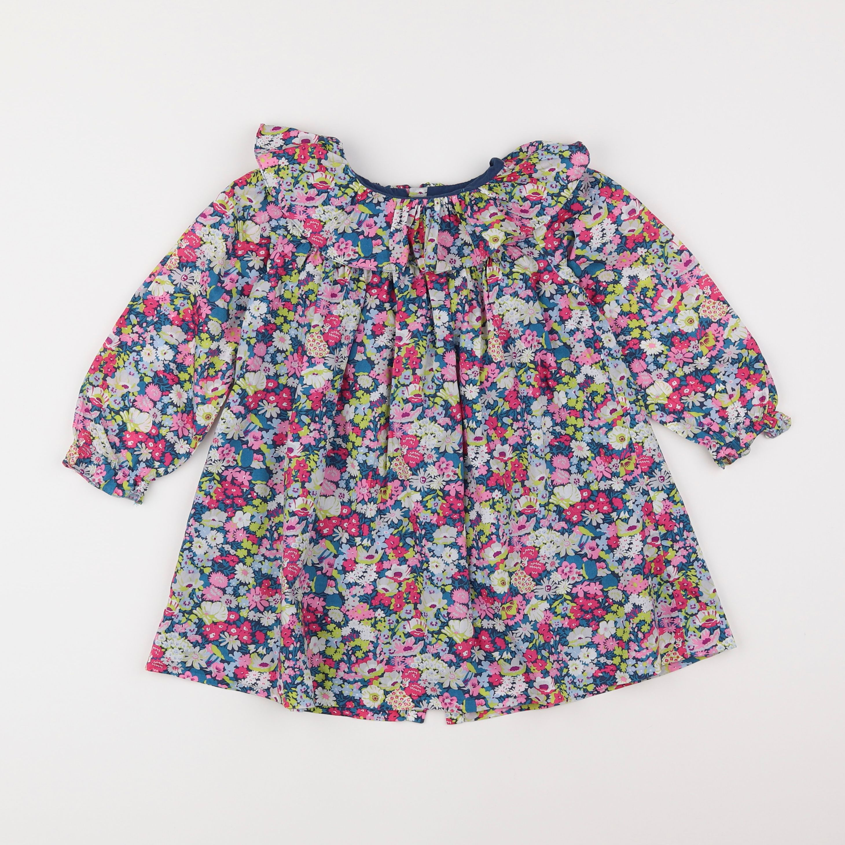 Jacadi - robe liberty multicolore - 3 ans