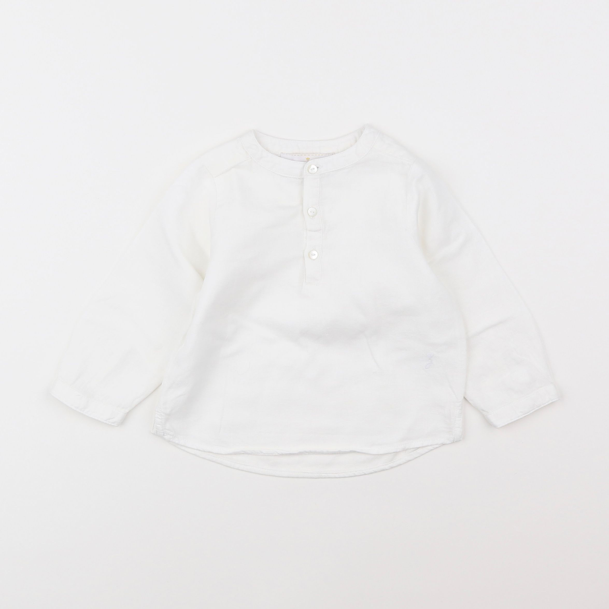 Jacadi - chemise blanc - 12 mois