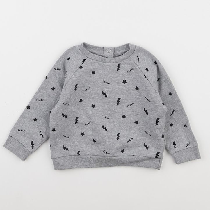 Storytelling - sweat gris - 9 mois