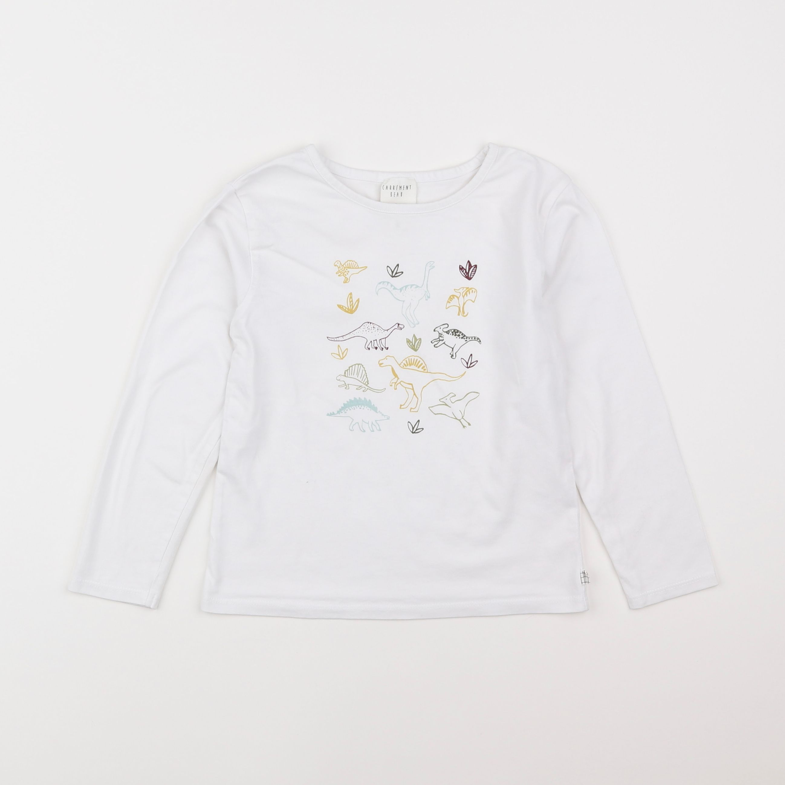 Carrément Beau - tee-shirt blanc - 4 ans