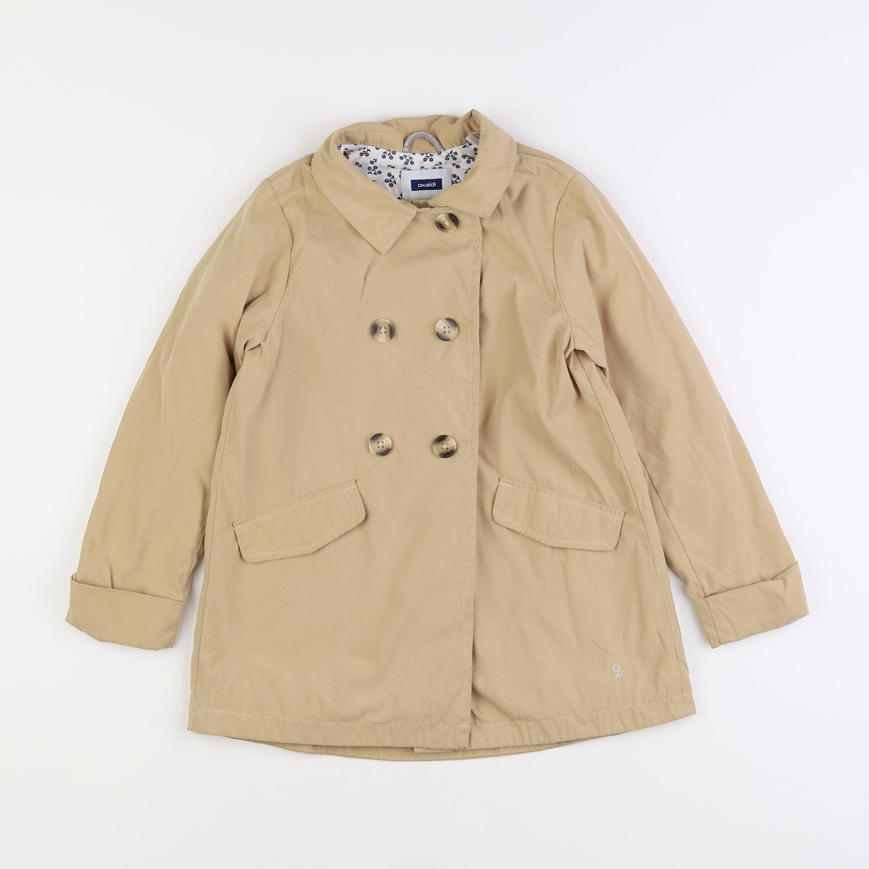 Okaidi - trench beige - 6 ans