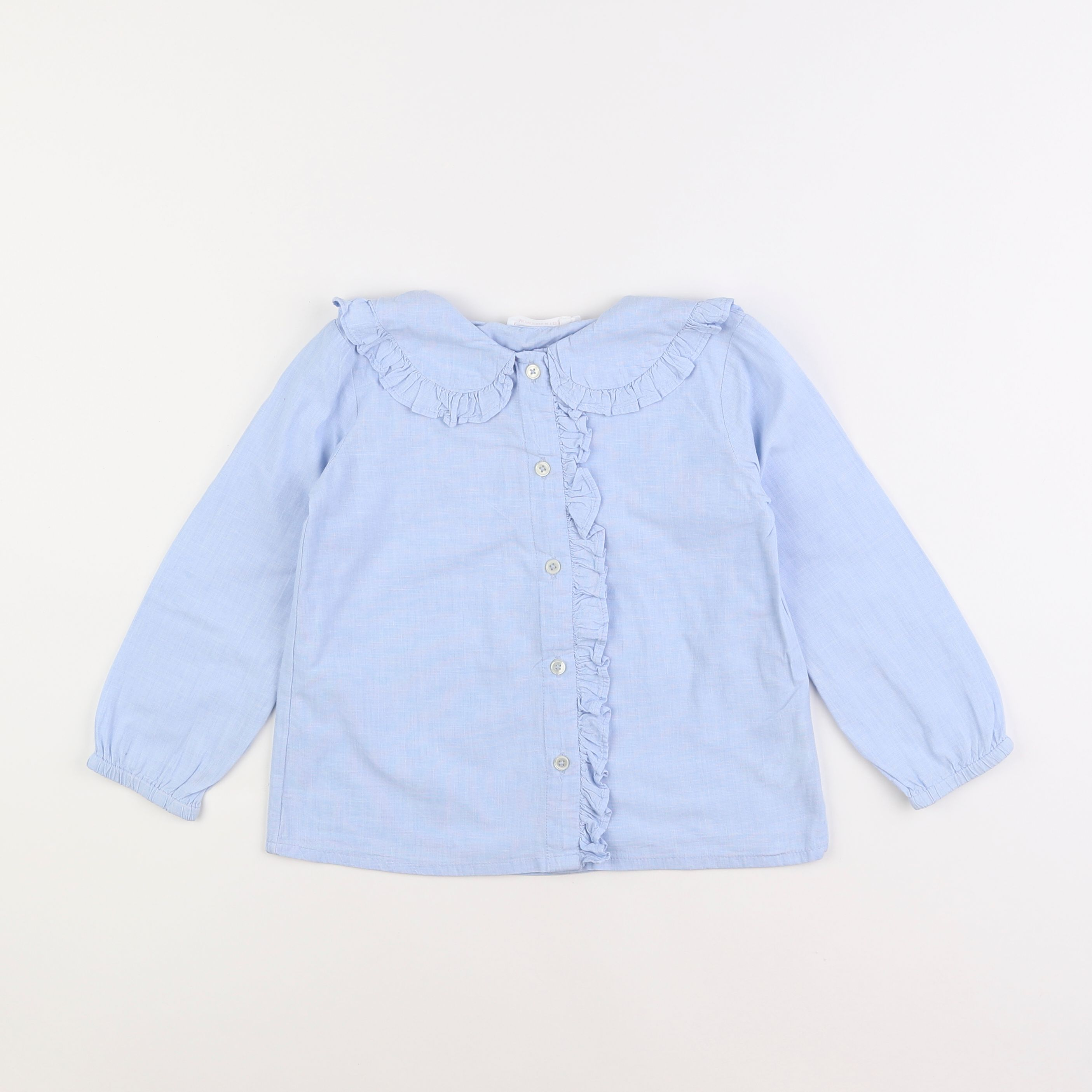 Monoprix - chemise bleu - 5 ans