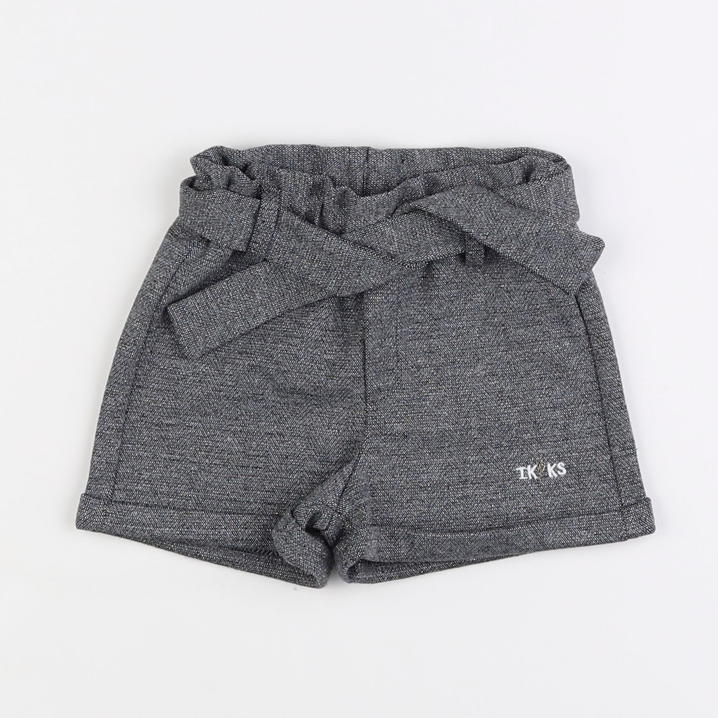 IKKS - short gris, argent - 12/18 mois