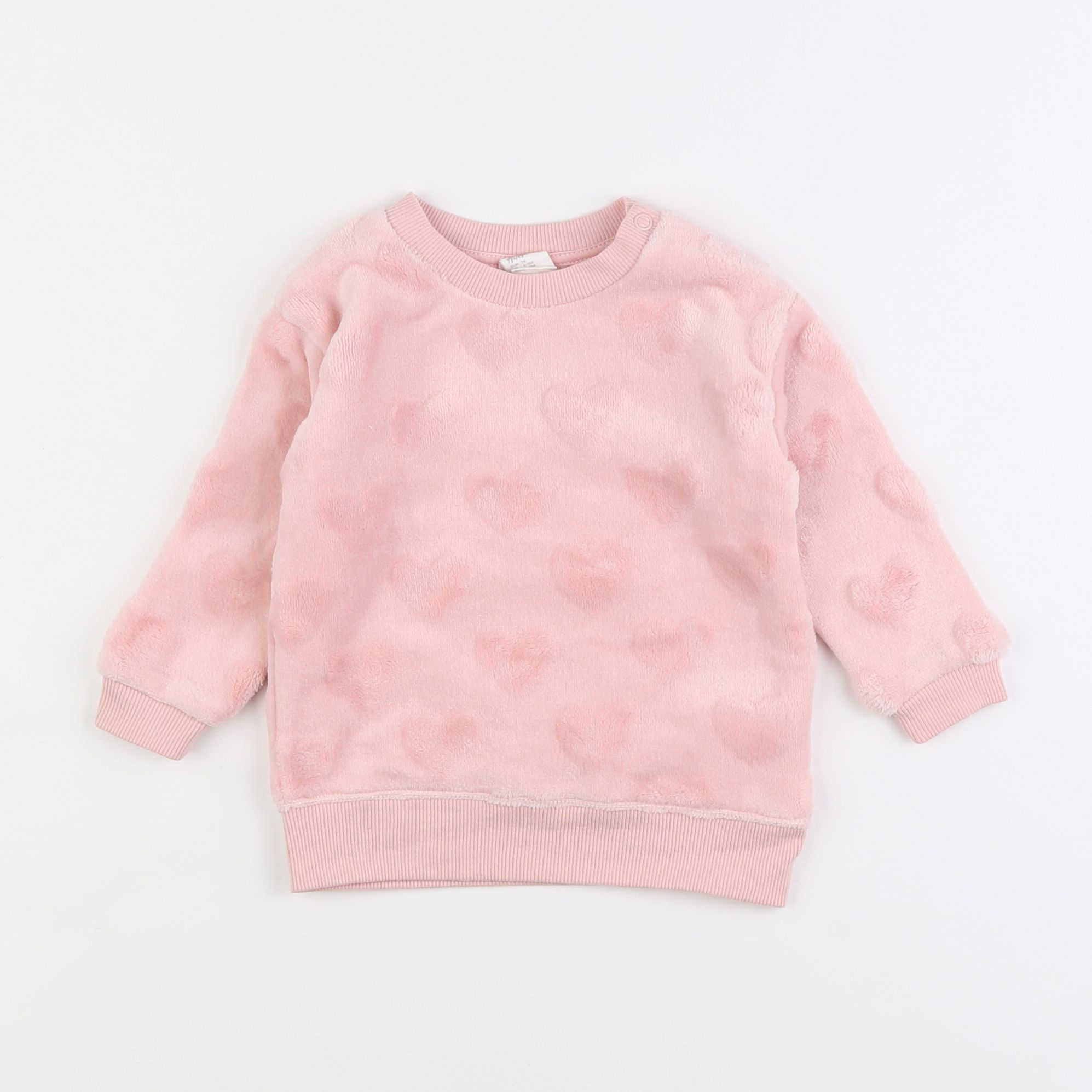 H&M - polaire rose - 6/9 mois