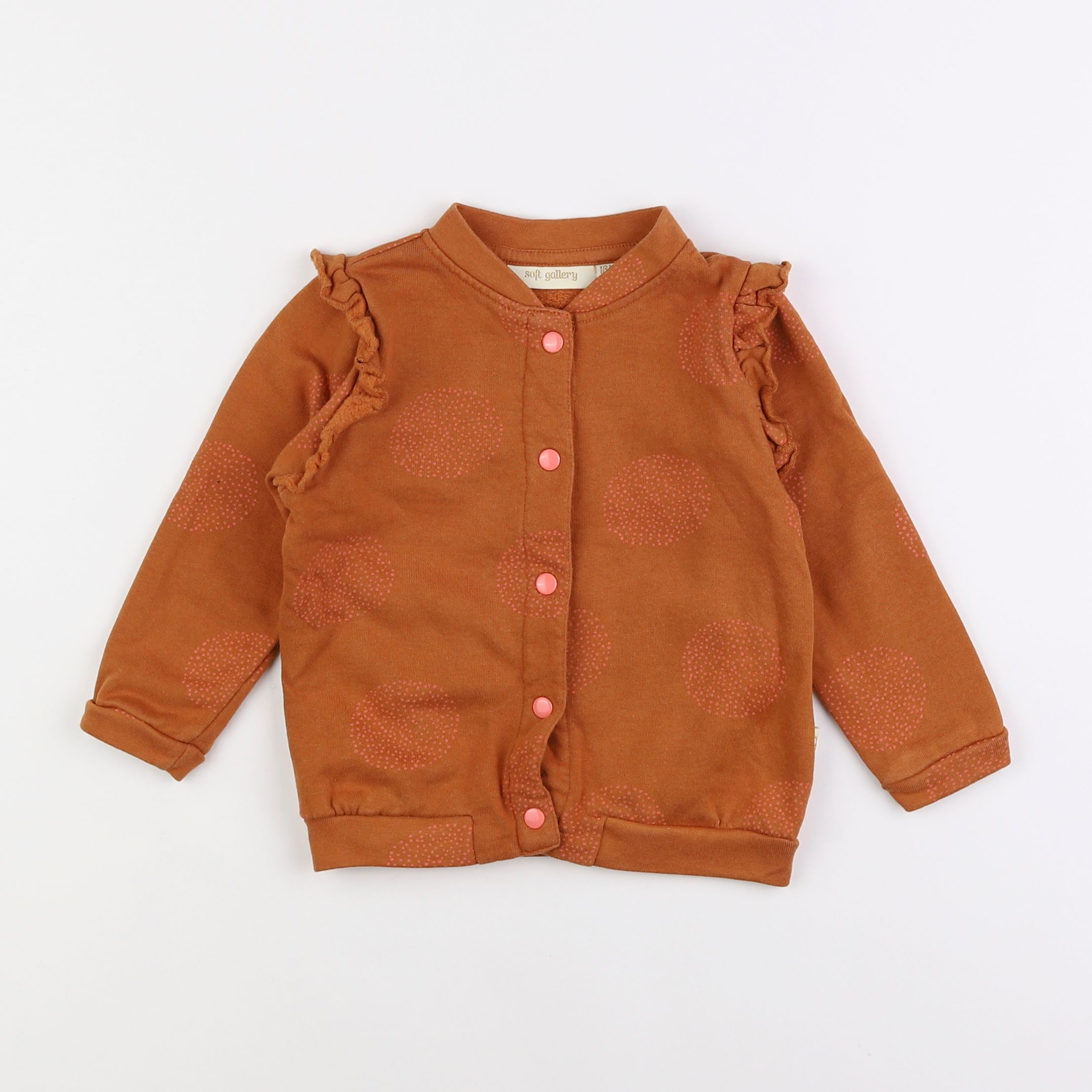 Soft Gallery - sweat orange - 18 mois